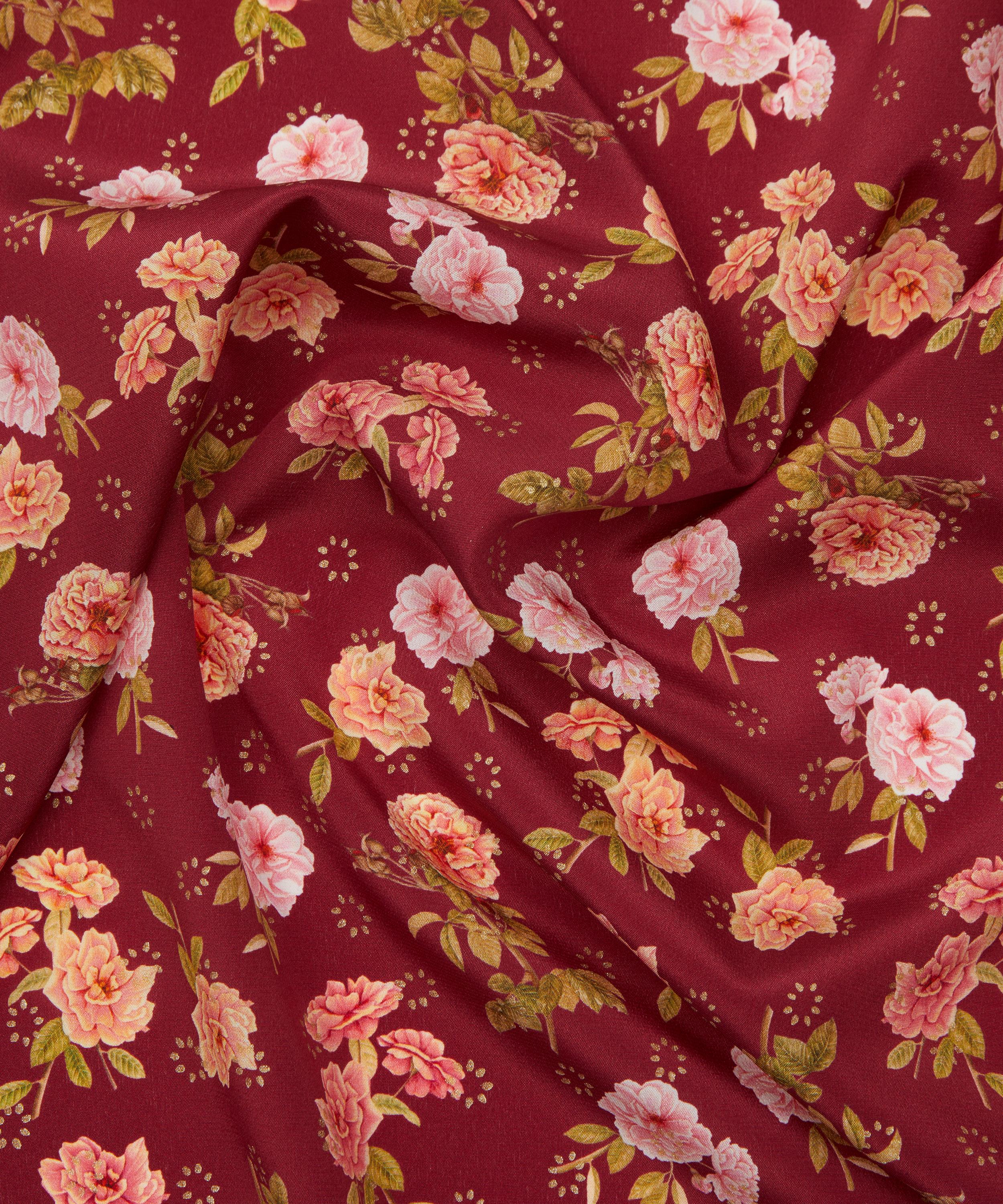 Liberty Fabrics - Scented Sun Metallics Crepe de Chine image number 3