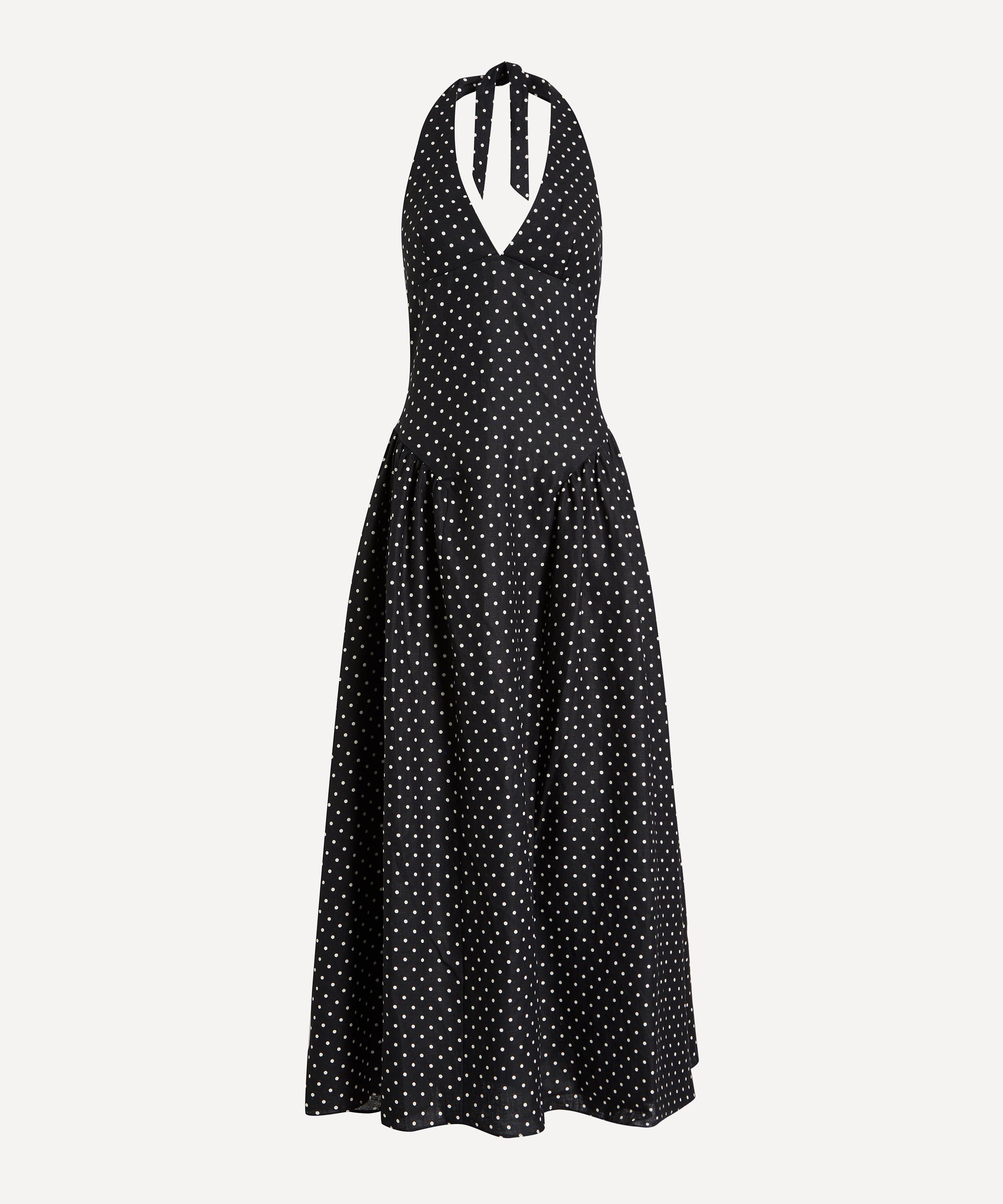 FAITHFULL - La Cala Polka-Dot Midi Dress
