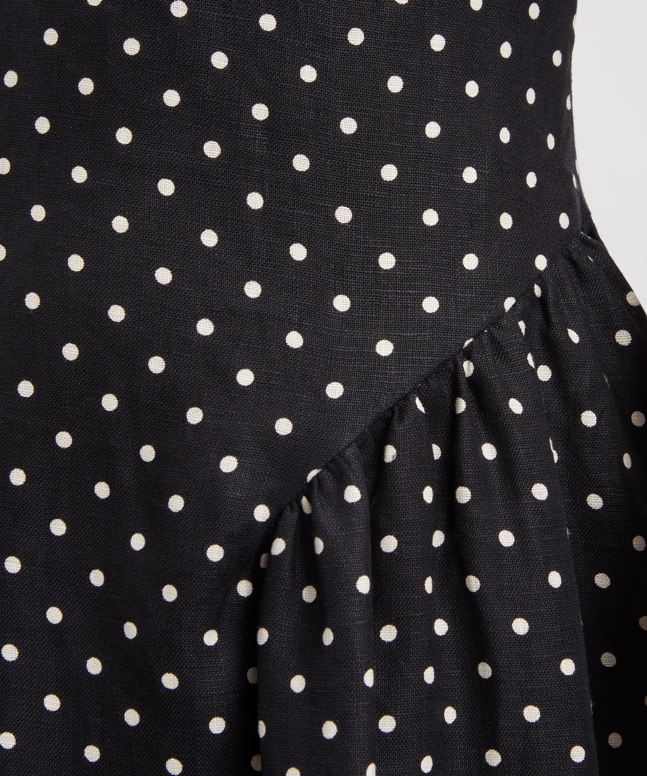 FAITHFULL - La Cala Polka-Dot Midi Dress image number 4