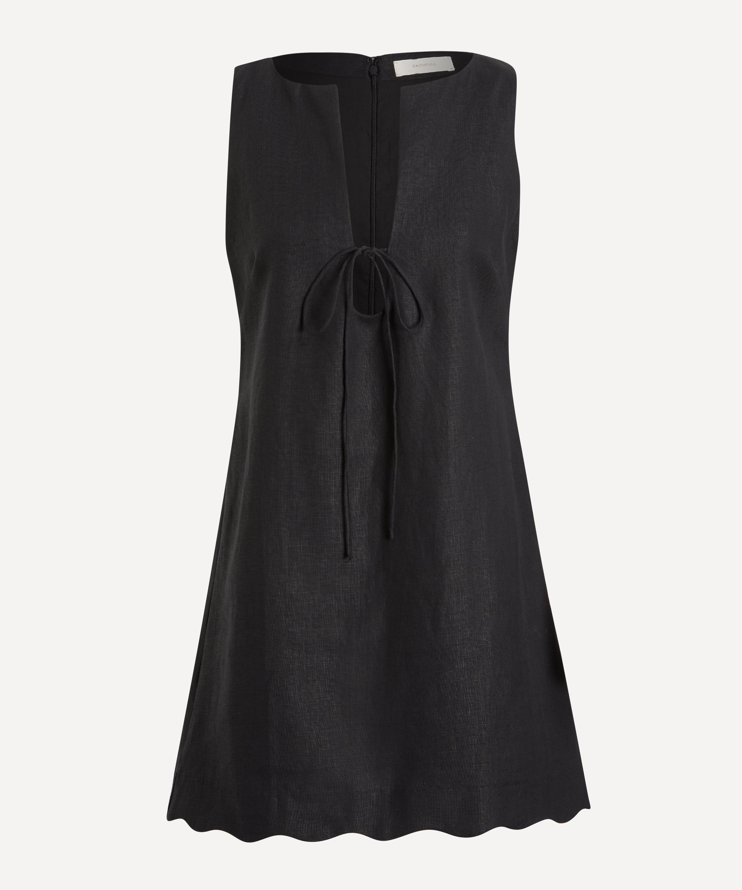 FAITHFULL - Alondra Black Mini Dress image number 0
