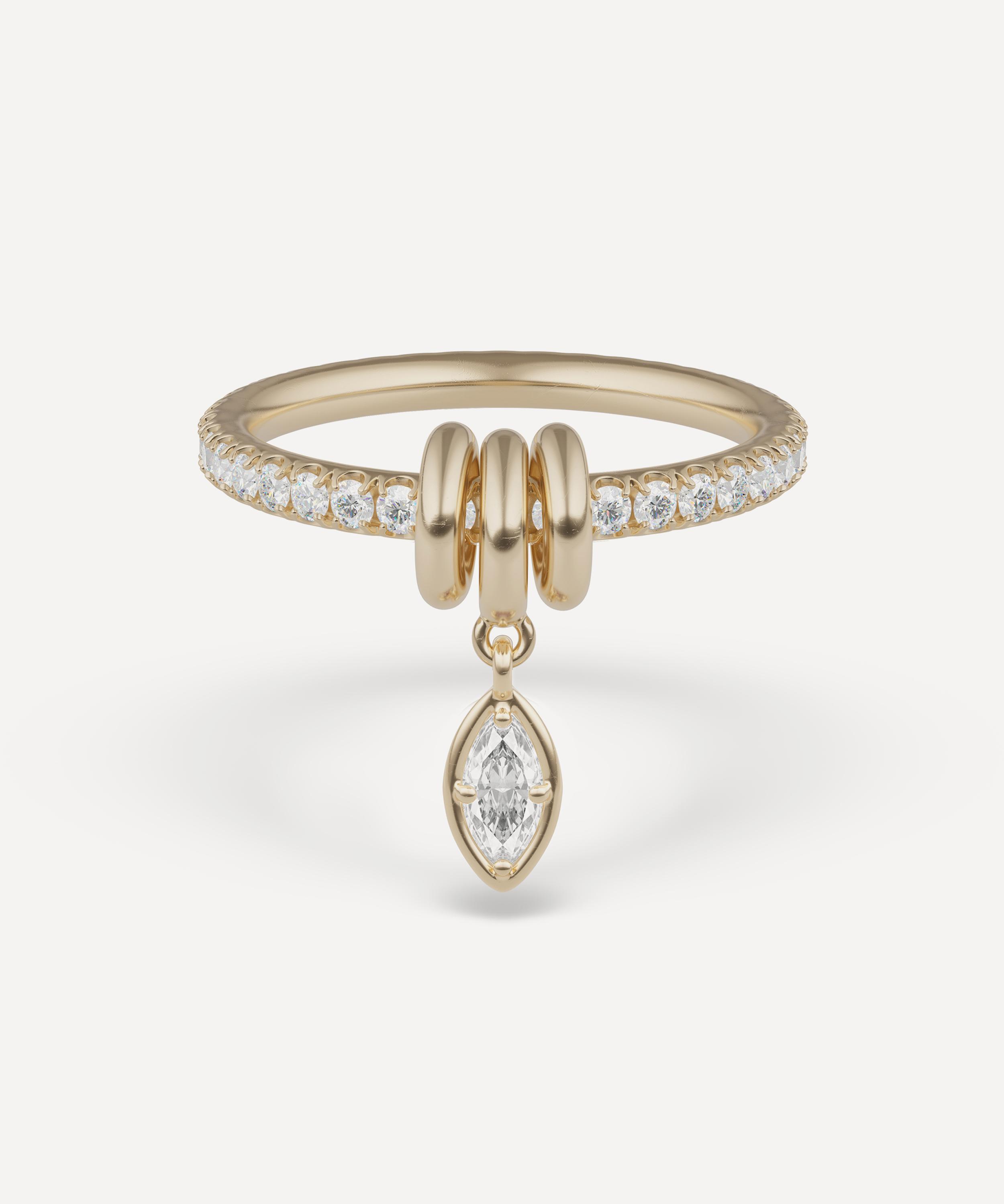 Spinelli Kilcollin - 18ct Gold Pia Marquise Diamond Ring