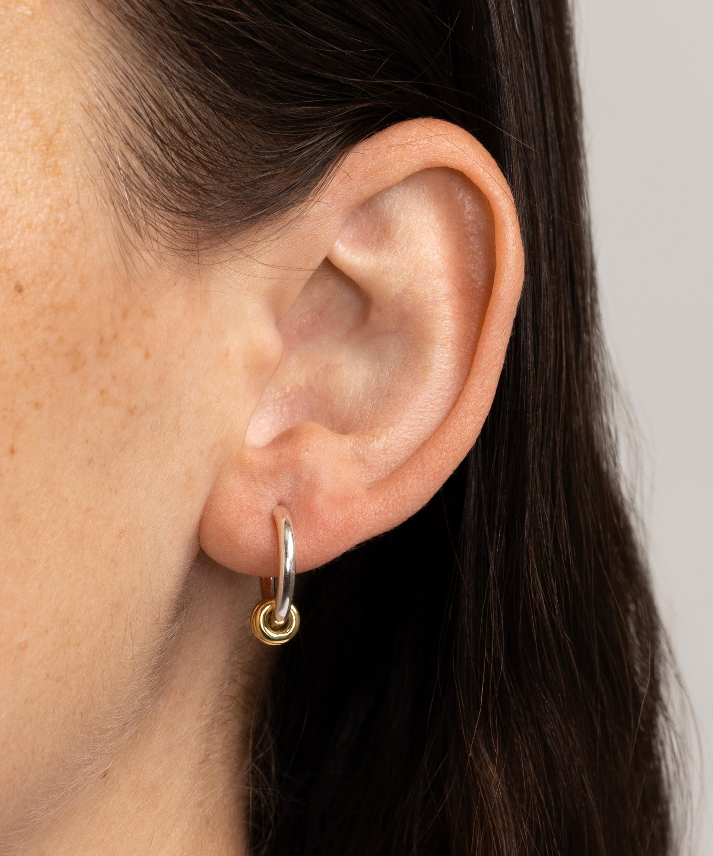 Spinelli Kilcollin - Mixed Metal Nevine Max Hoop Earrings image number 1