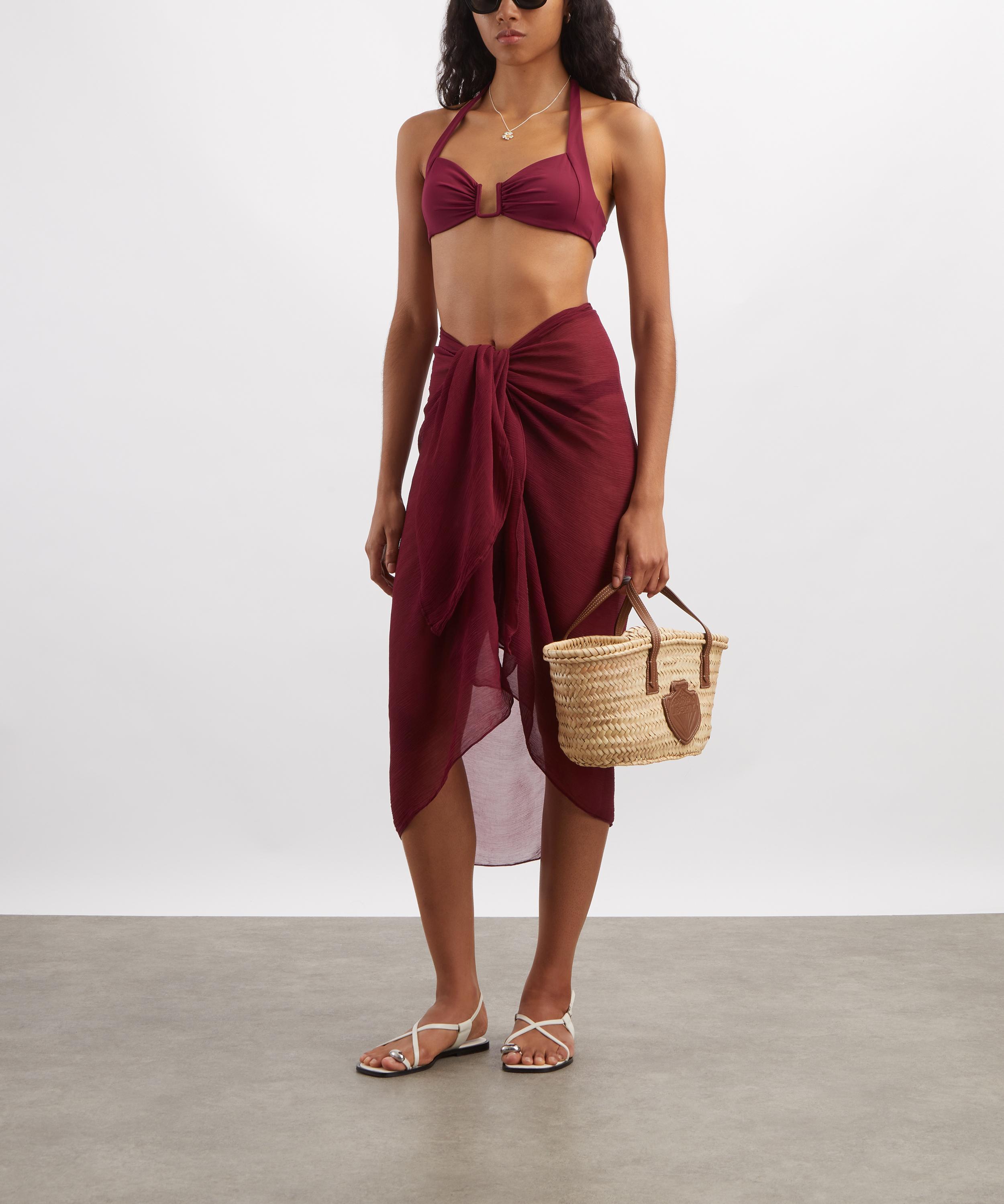 Away That Day - Santorini Cassis Sarong image number 1