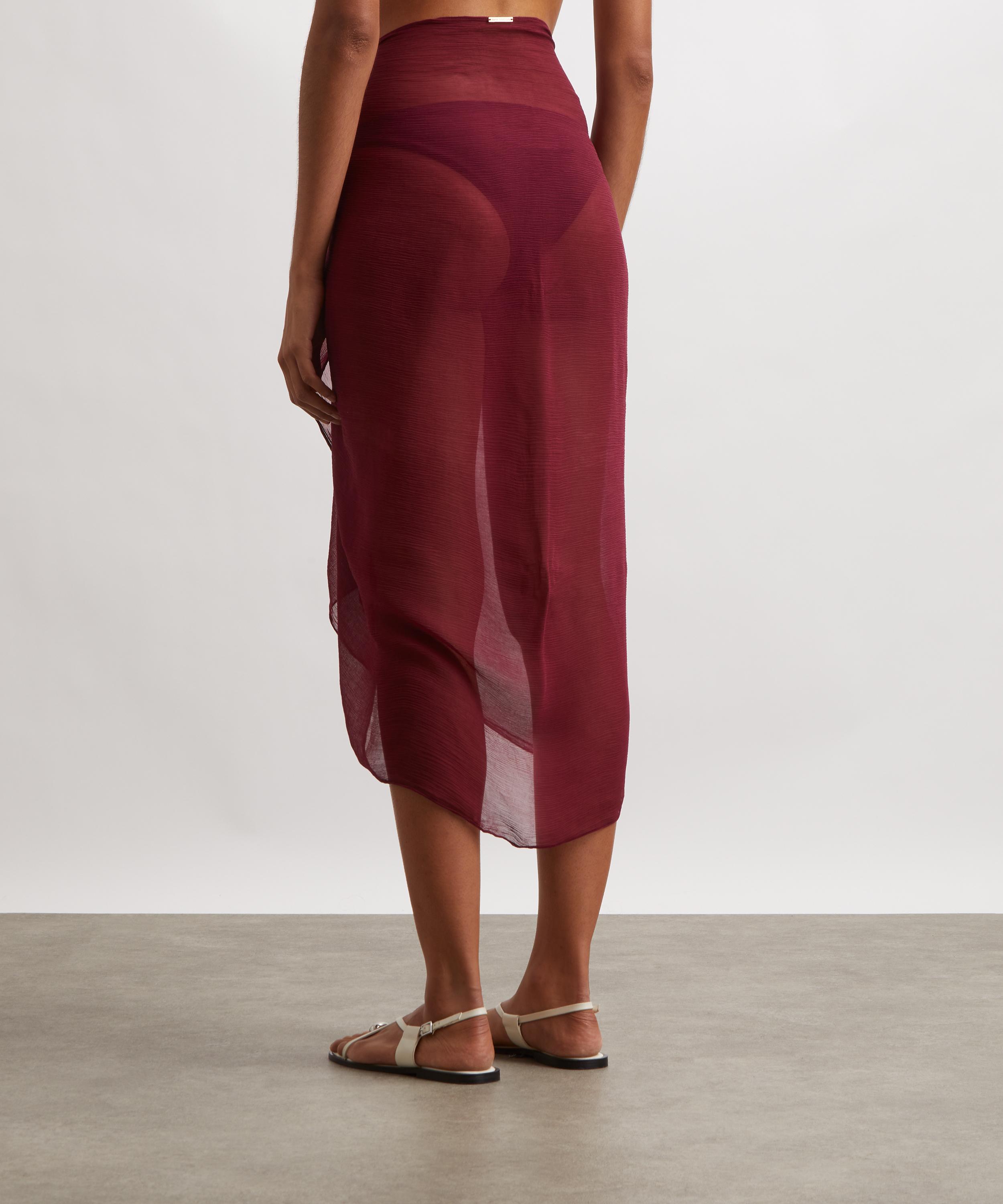 Away That Day - Santorini Cassis Sarong image number 3