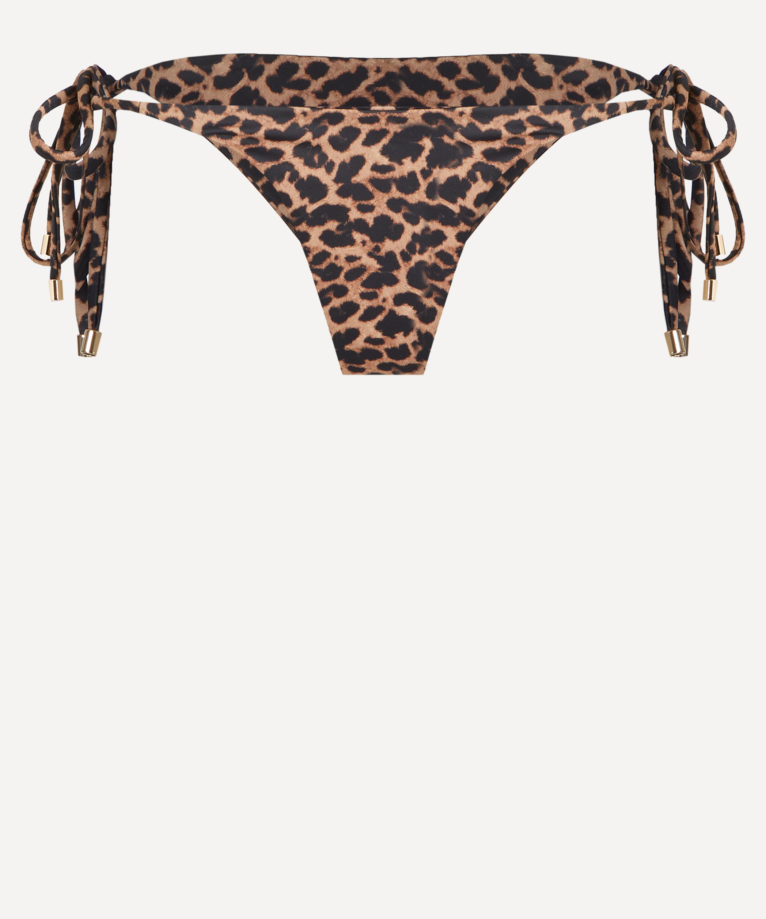 Away That Day - Catania Leopard Print Bikini Bottoms