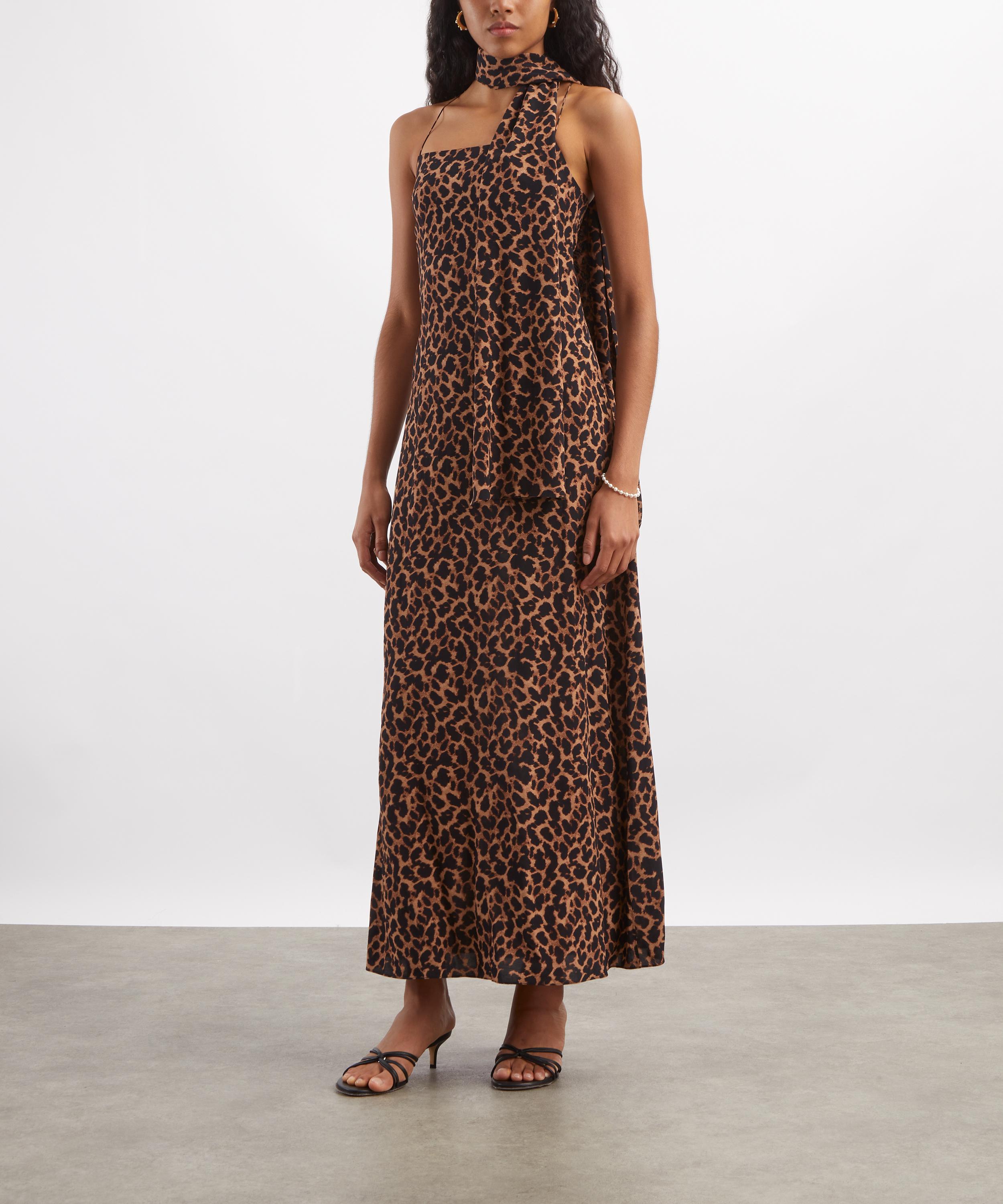 Away That Day - St Tropez Leopard Print Dress image number 2