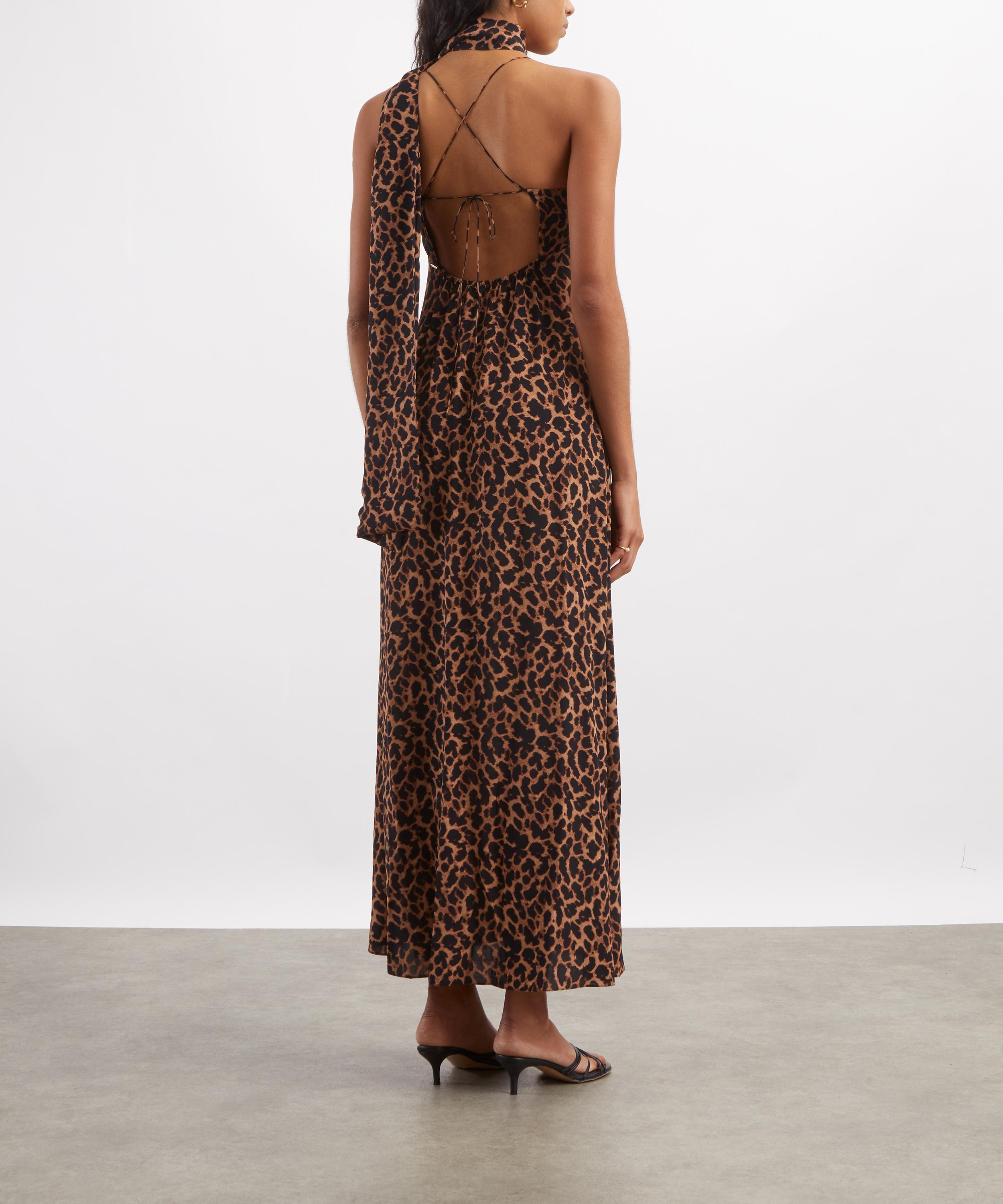 Away That Day - St Tropez Leopard Print Dress image number 3