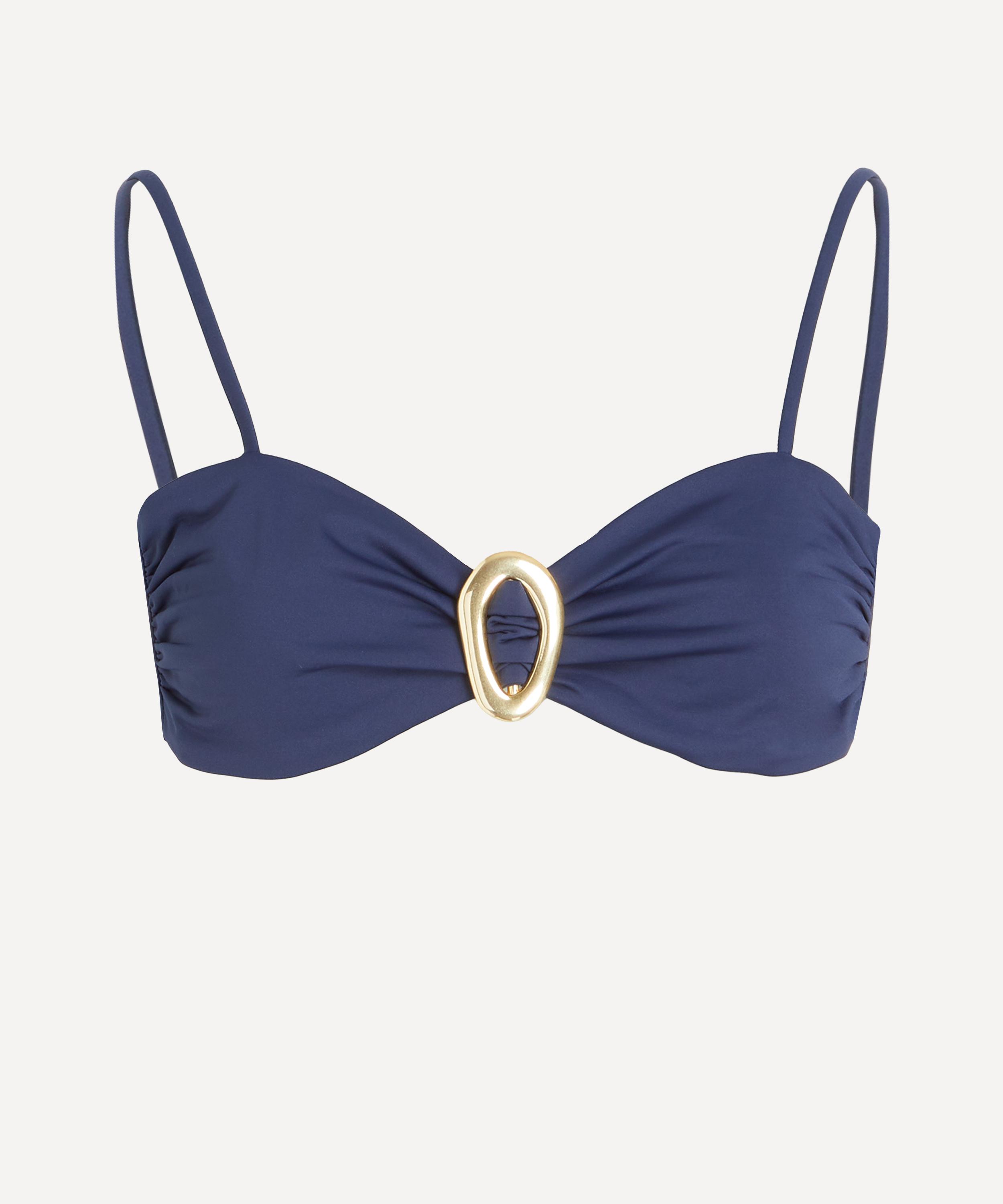 Away That Day - Cabo Verdi French Navy Bikini Top