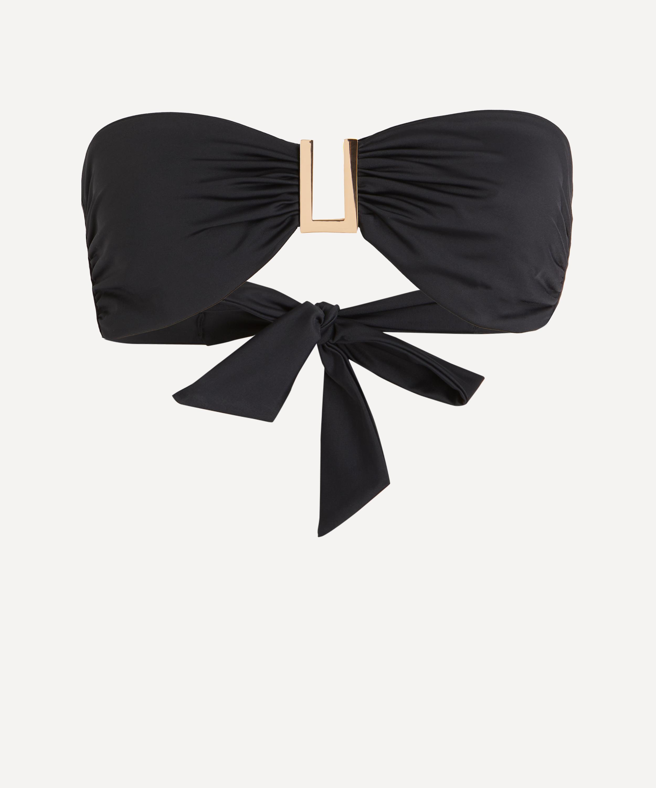 Away That Day - Taormina Black Bikini Top