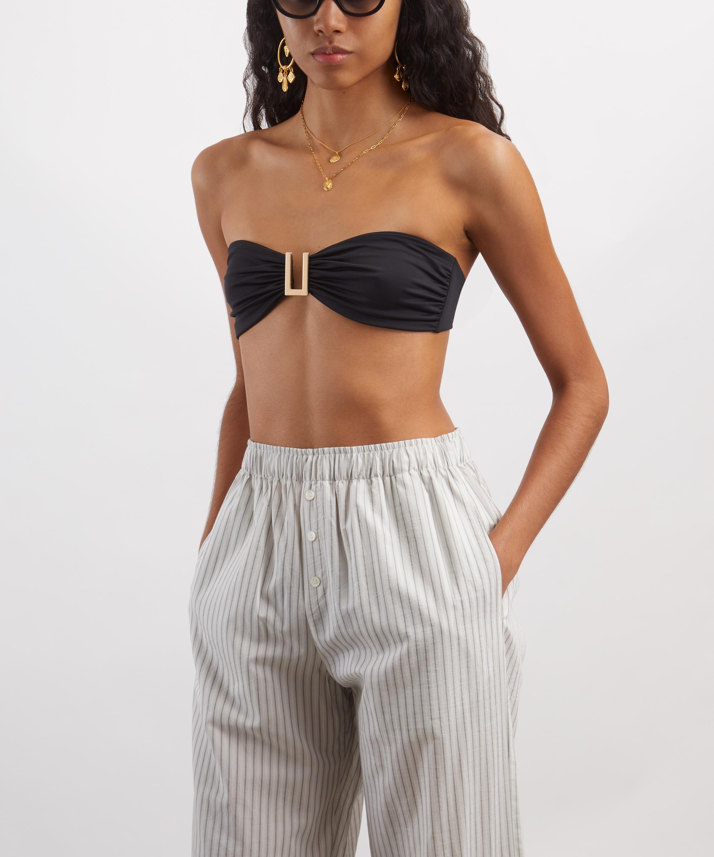 Away That Day - Taormina Black Bikini Top image number 1