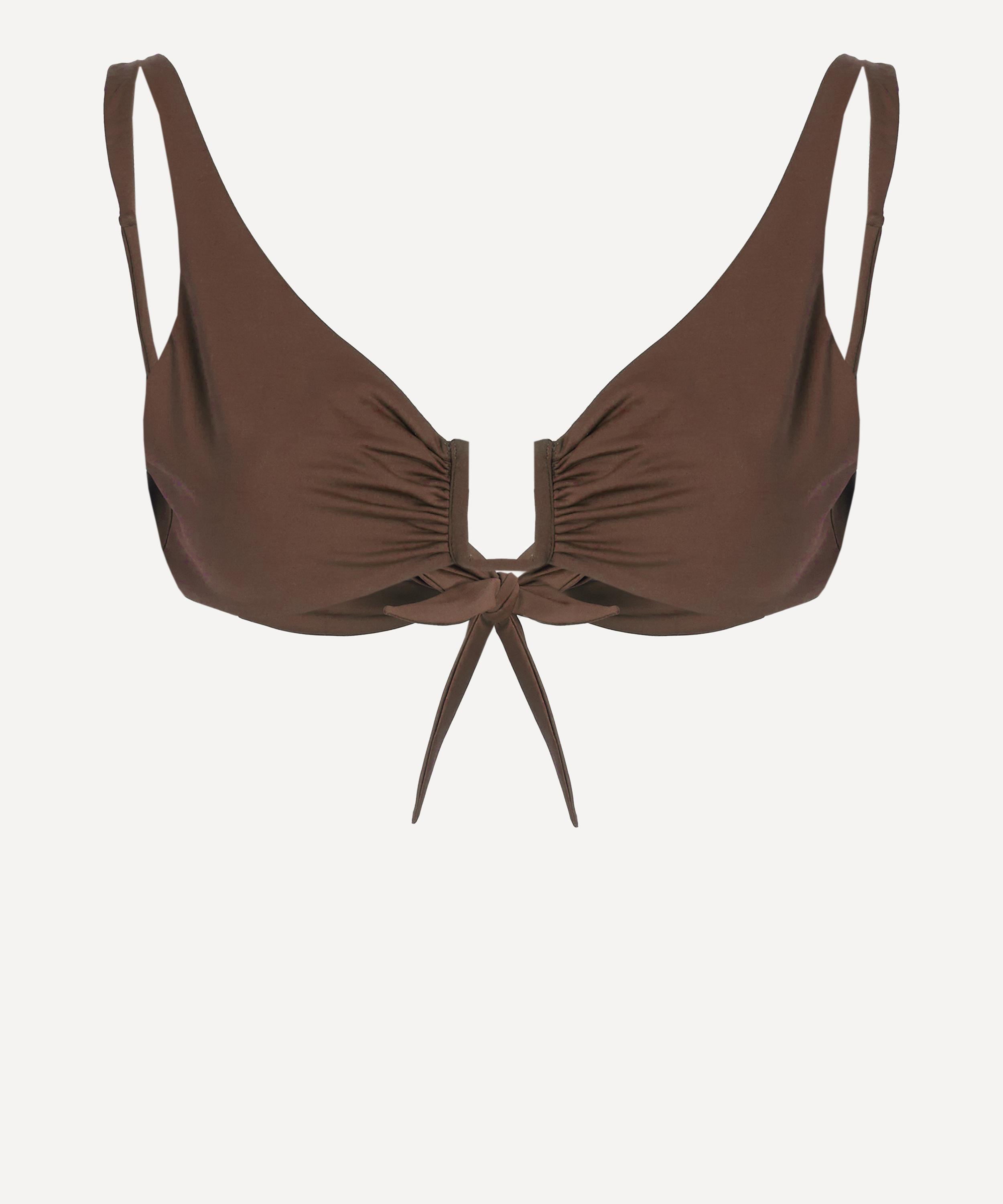 Away That Day - Palma Espresso Bikini Top