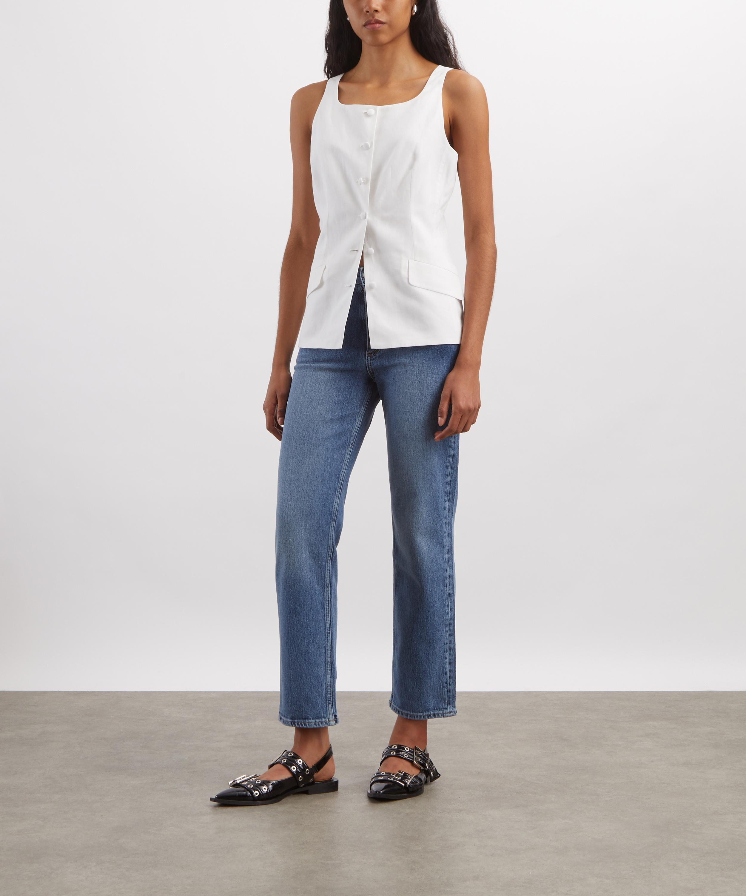 Rag & Bone - Harlow Ankle Straight Jeans in Accord image number 1