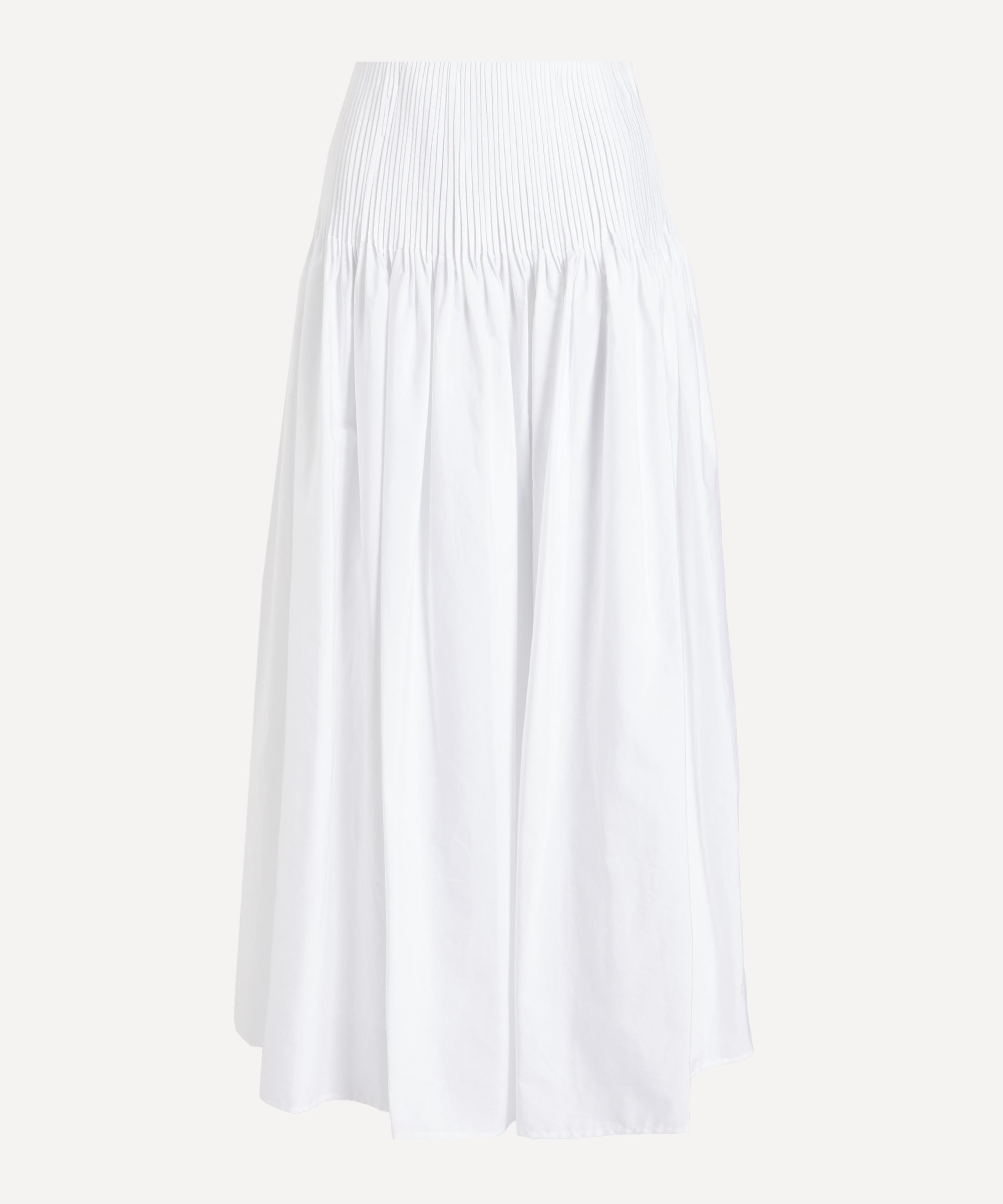 Rag & Bone - Elena Pintucked Poplin Skirt