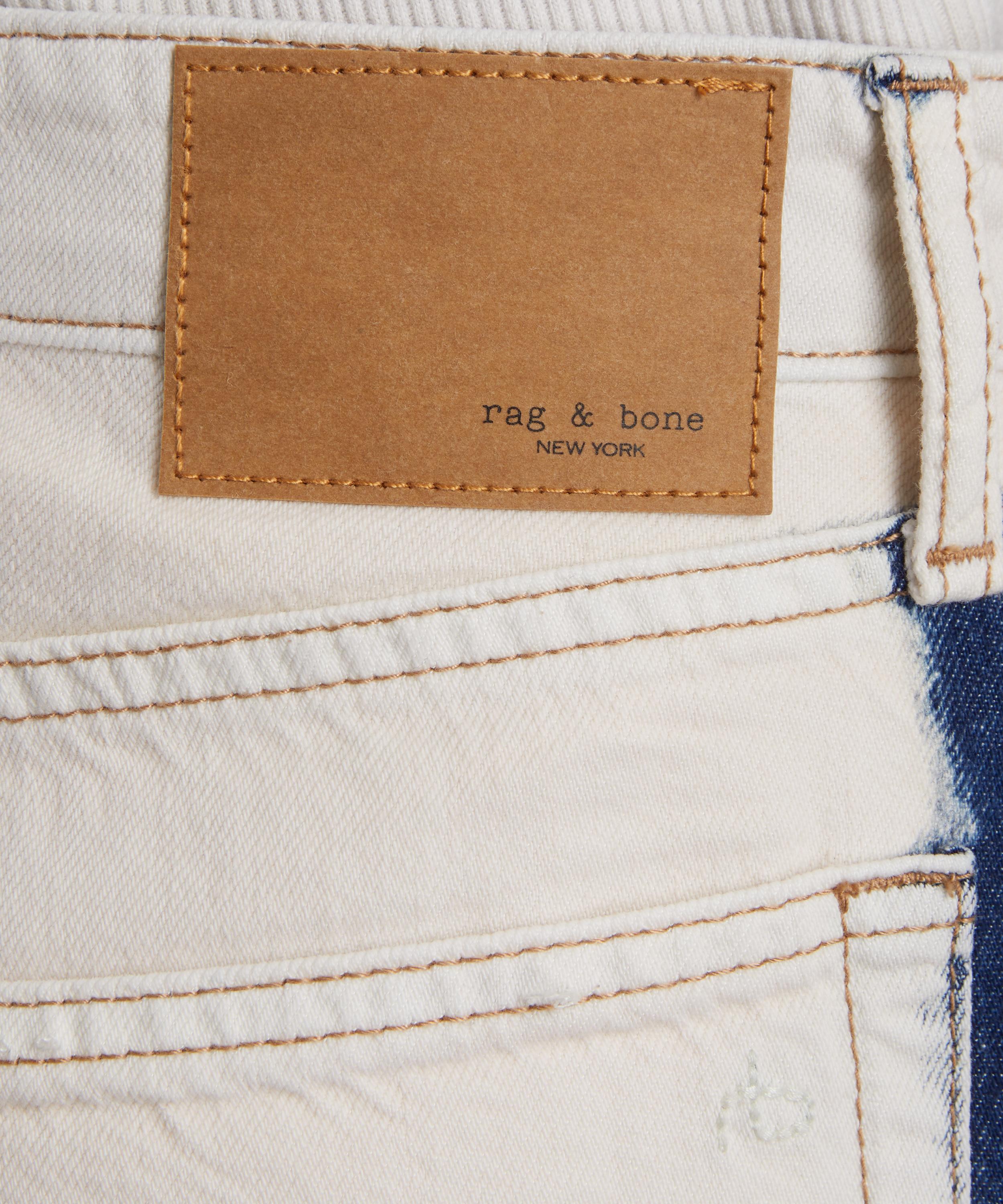 Rag & Bone - Logan Wide-Leg Jeans in Dark Bleach image number 4