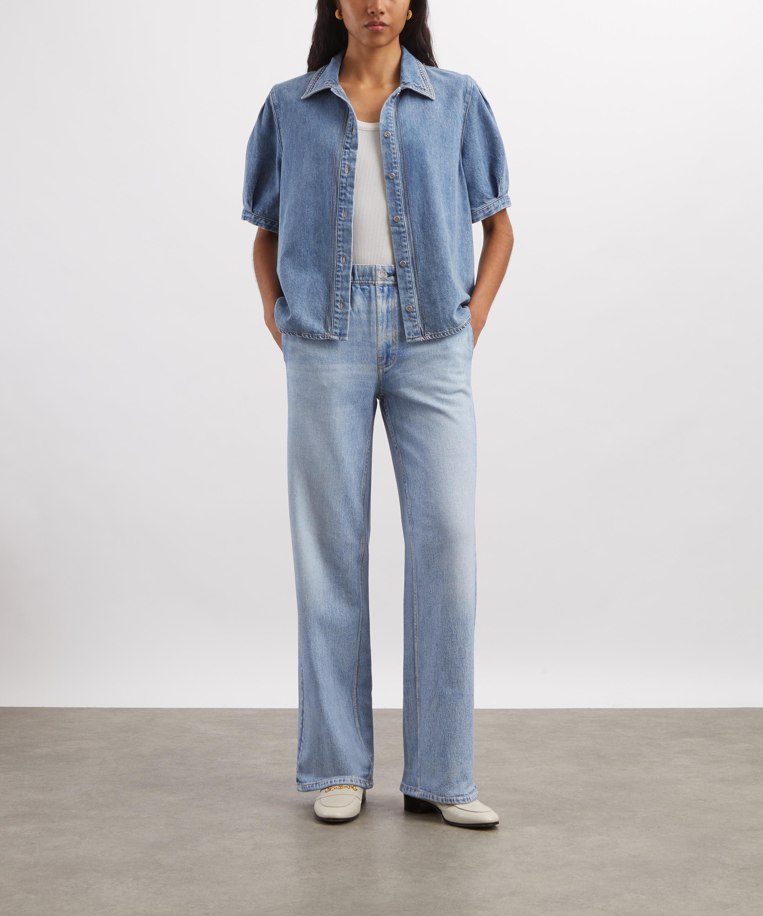 Rag & Bone - Miramar Wide-Leg Trousers in Aria image number 1