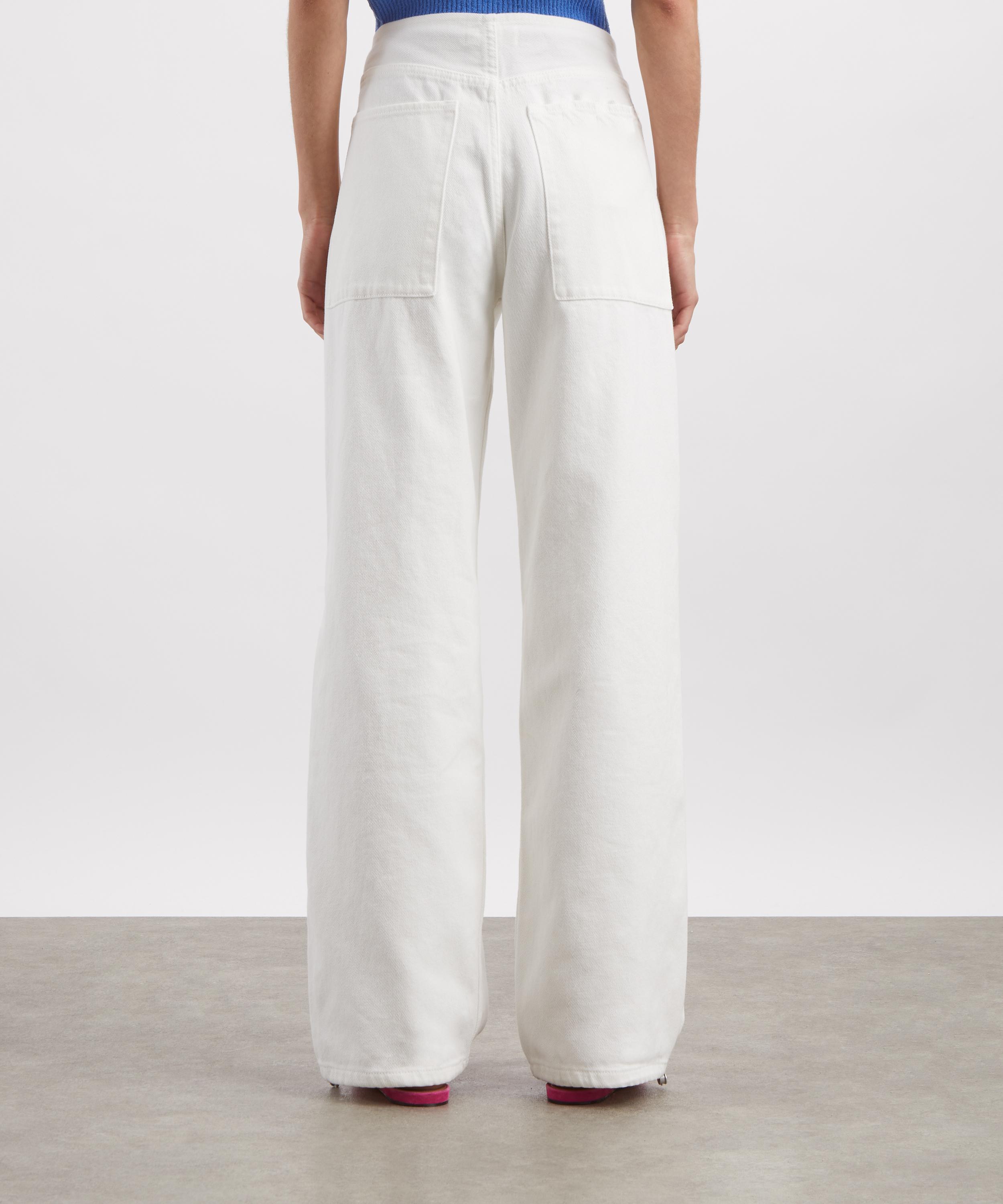 Still Here - Sport Low-Rise Relaxed Jeans in Milk image number 3