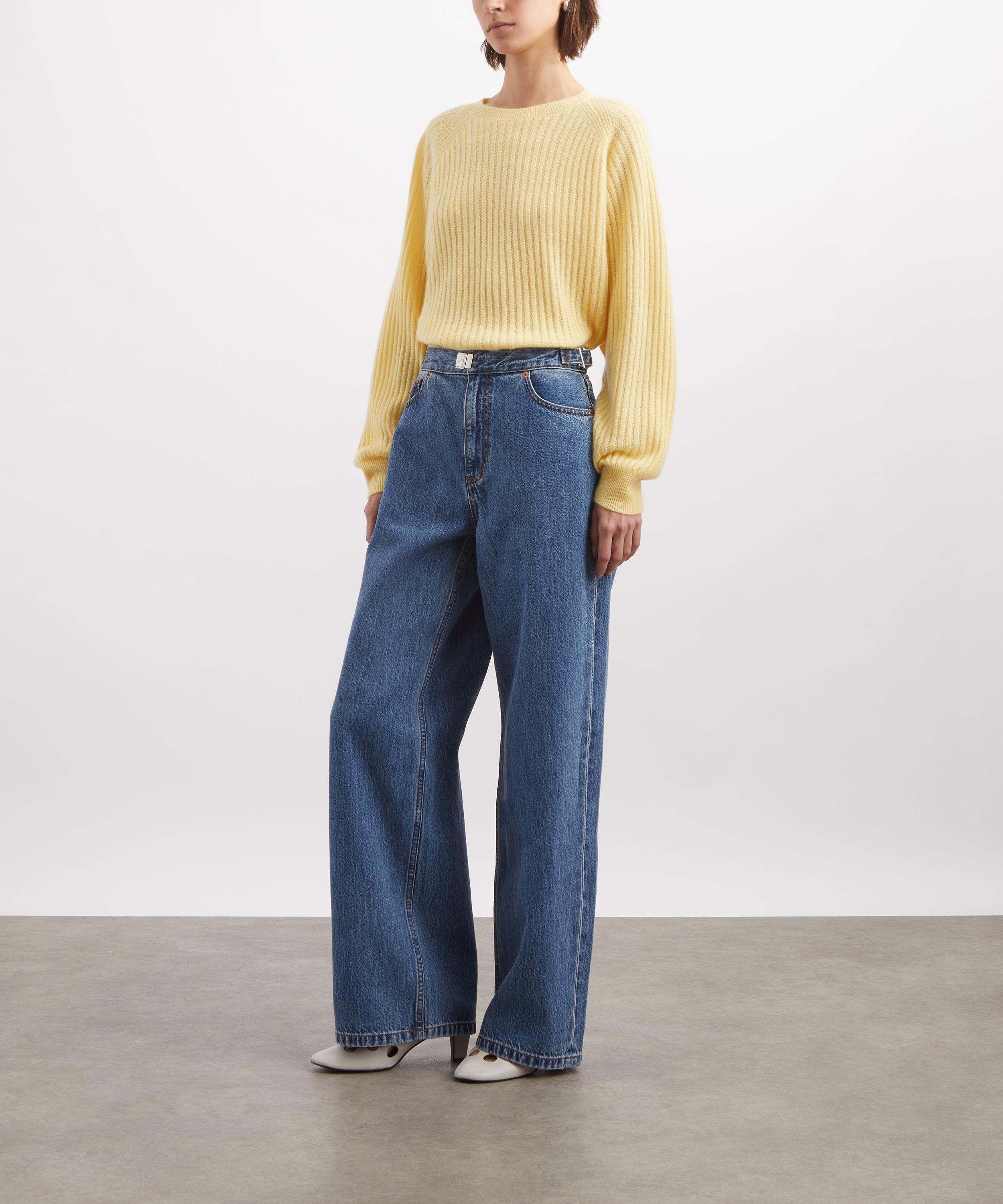 Still Here - Buckle Relaxed Jeans in Classic Blue image number 1
