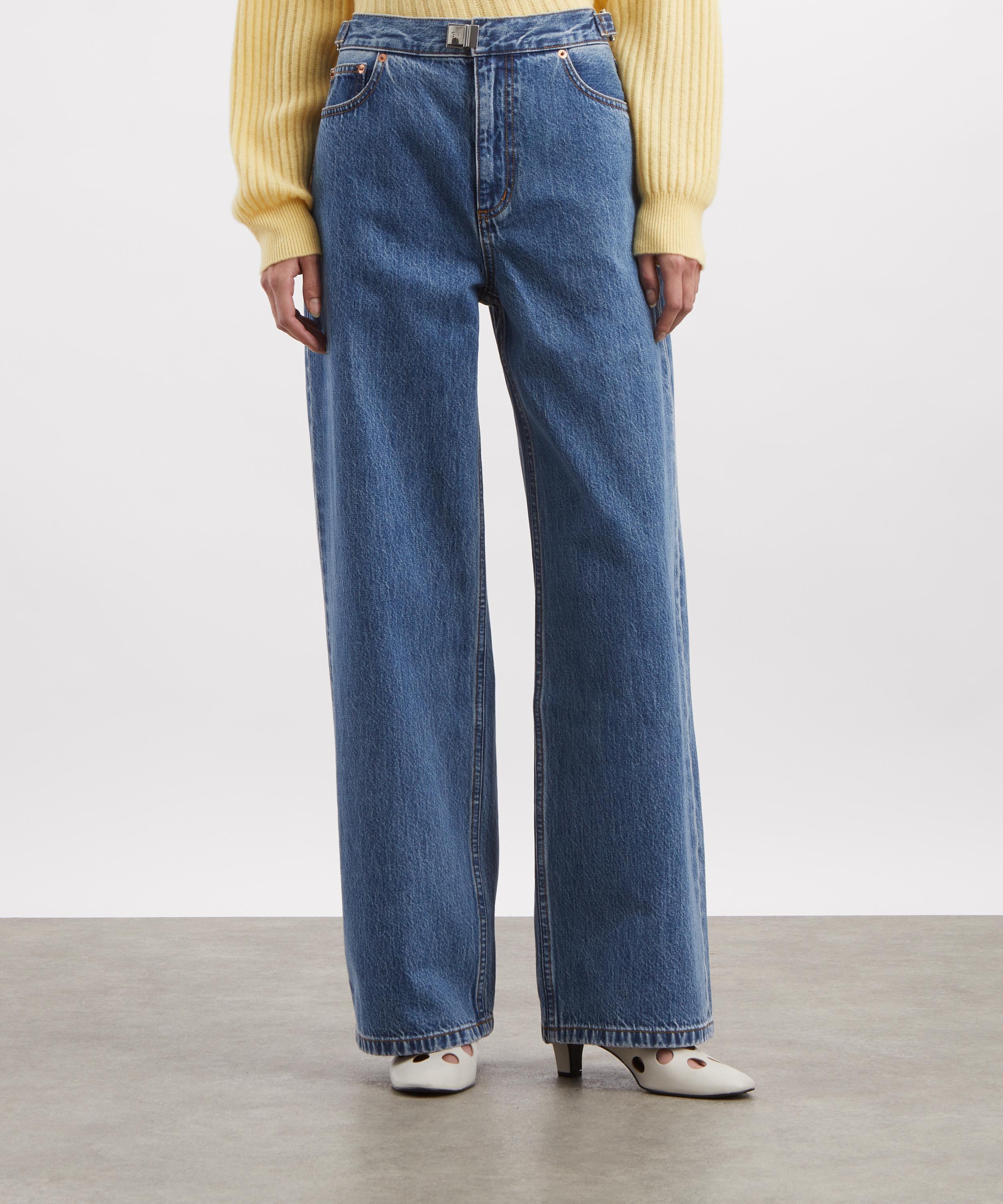 Still Here - Buckle Relaxed Jeans in Classic Blue image number 2