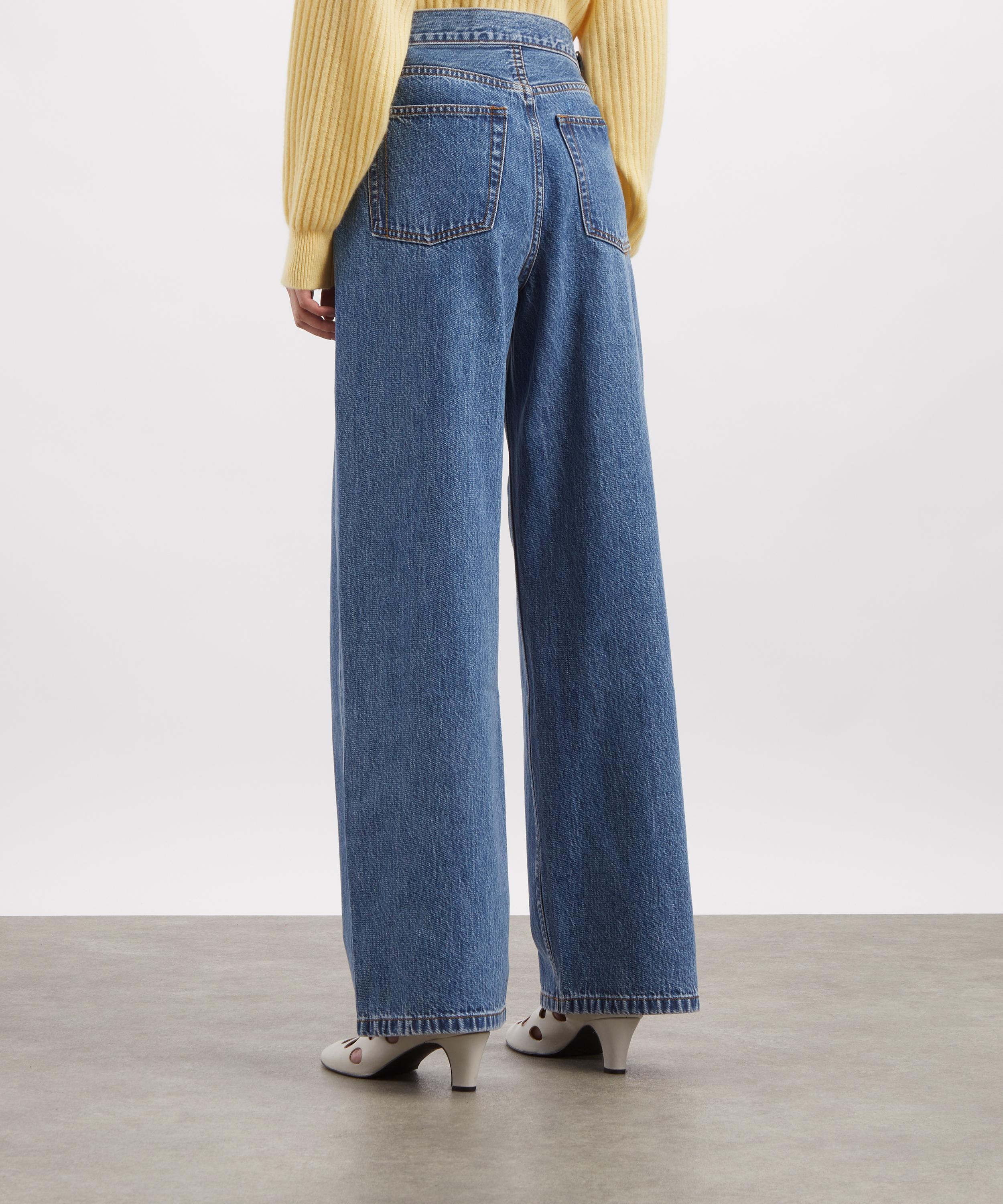 Still Here - Buckle Relaxed Jeans in Classic Blue image number 3