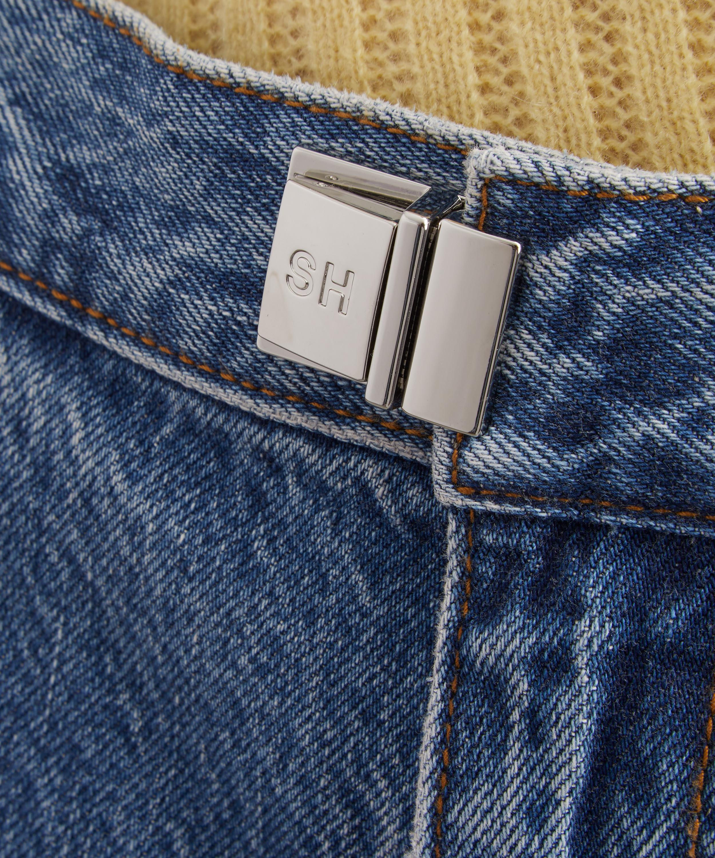 Still Here - Buckle Relaxed Jeans in Classic Blue image number 4