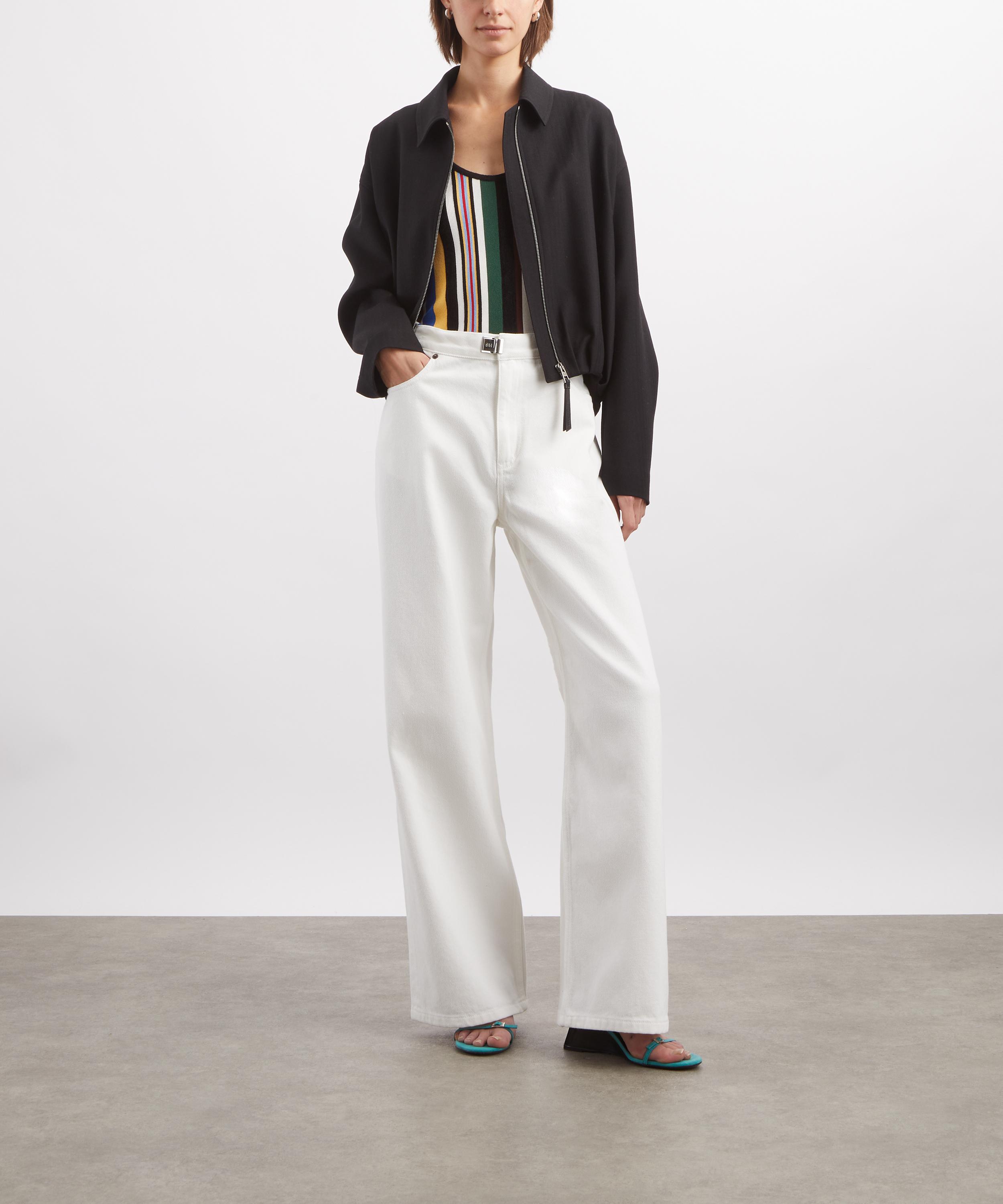 Still Here - Buckle Relaxed Jeans in Milk image number 1