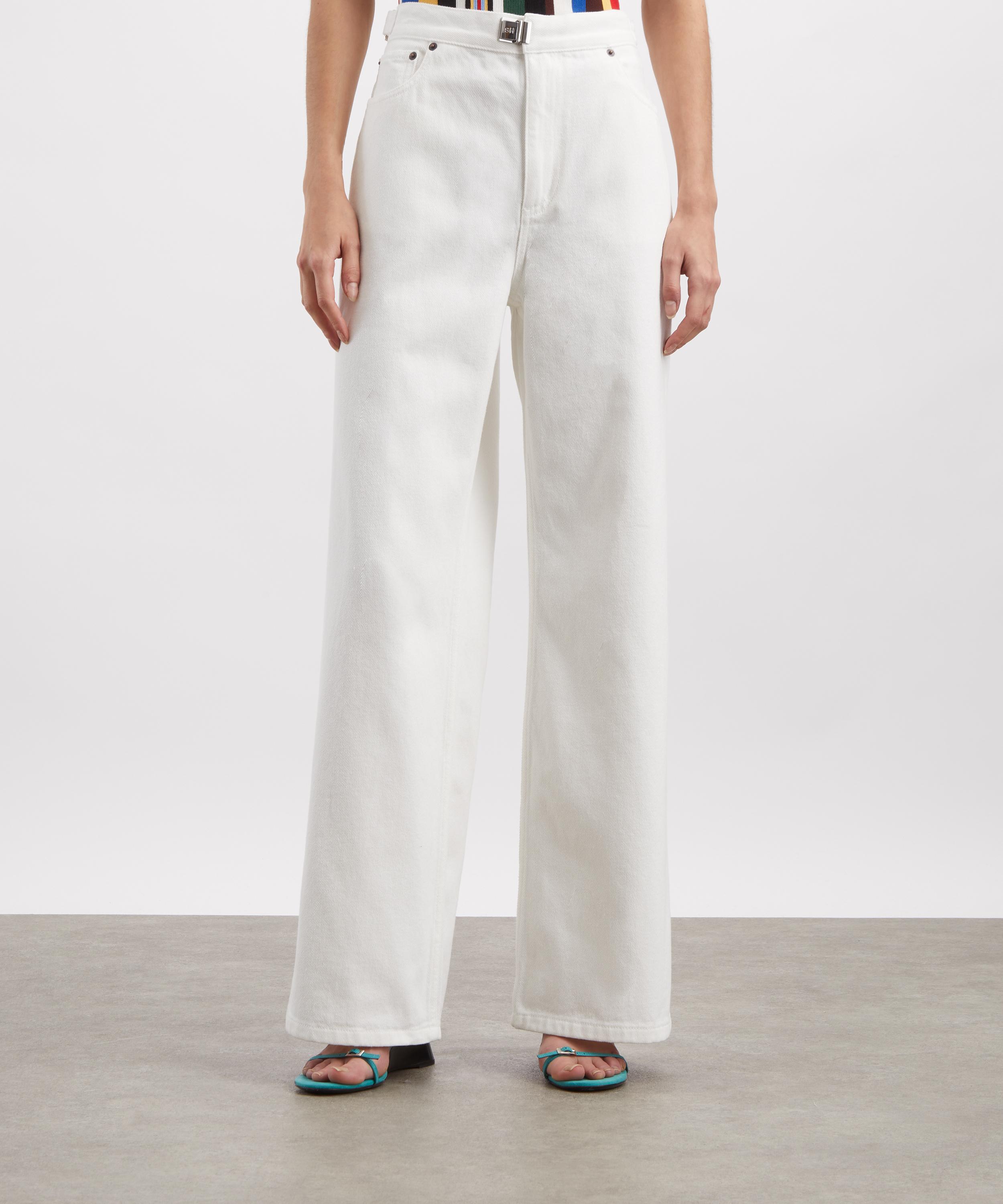 Still Here - Buckle Relaxed Jeans in Milk image number 2