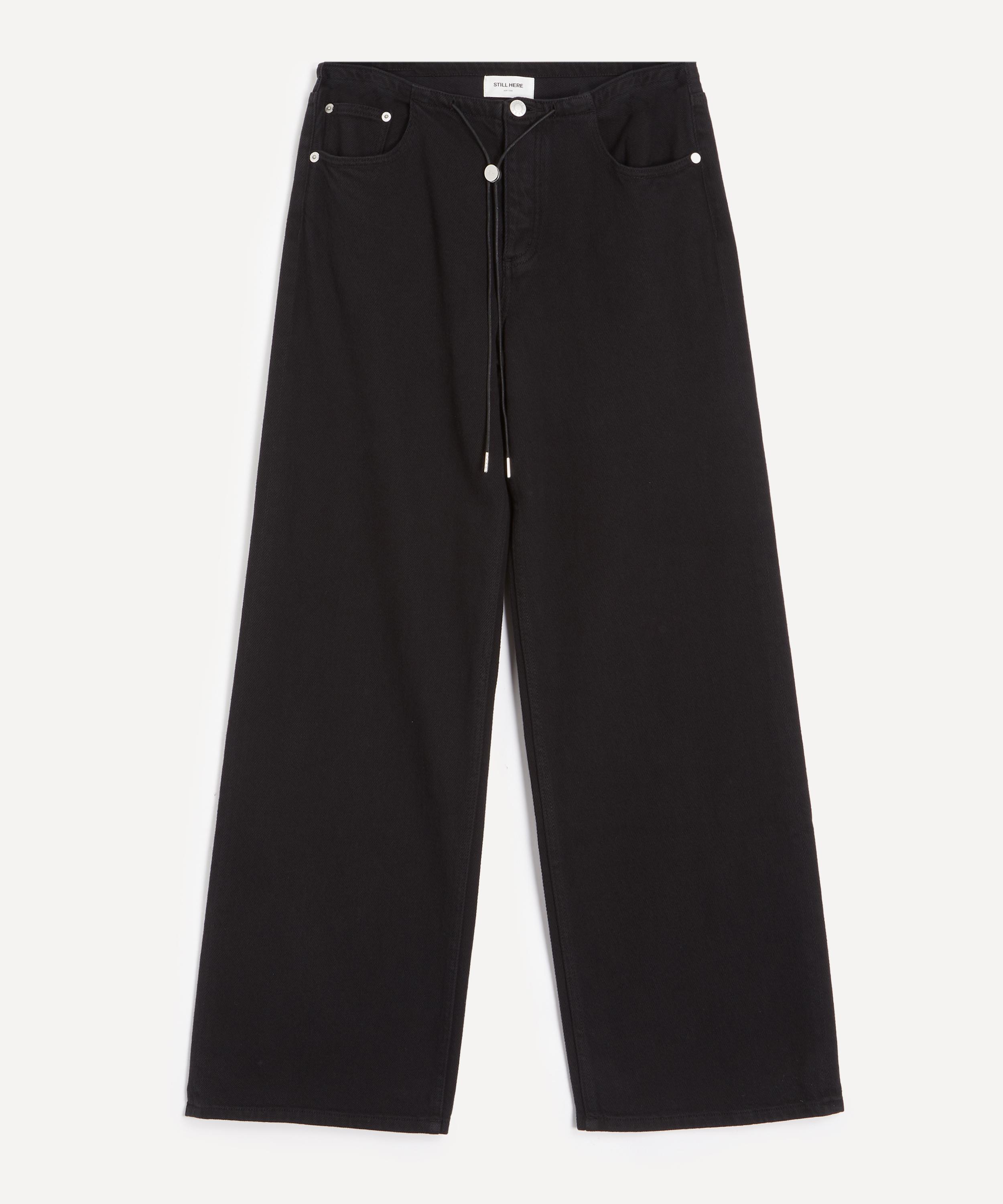 Still Here - Cool Low-Rise Relaxed Jeans in Black