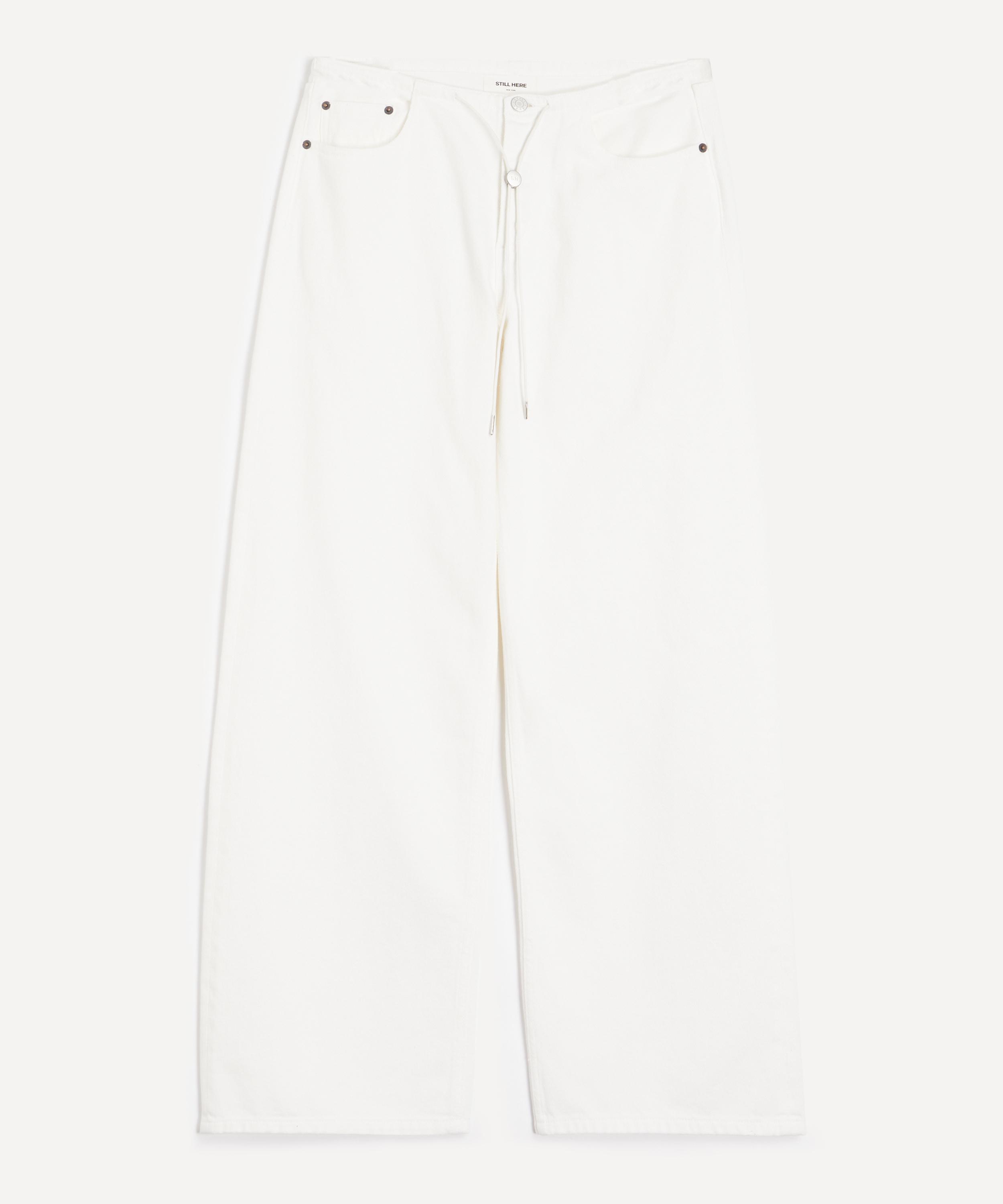 Still Here - Cool Low-Rise Relaxed Jeans in Milk