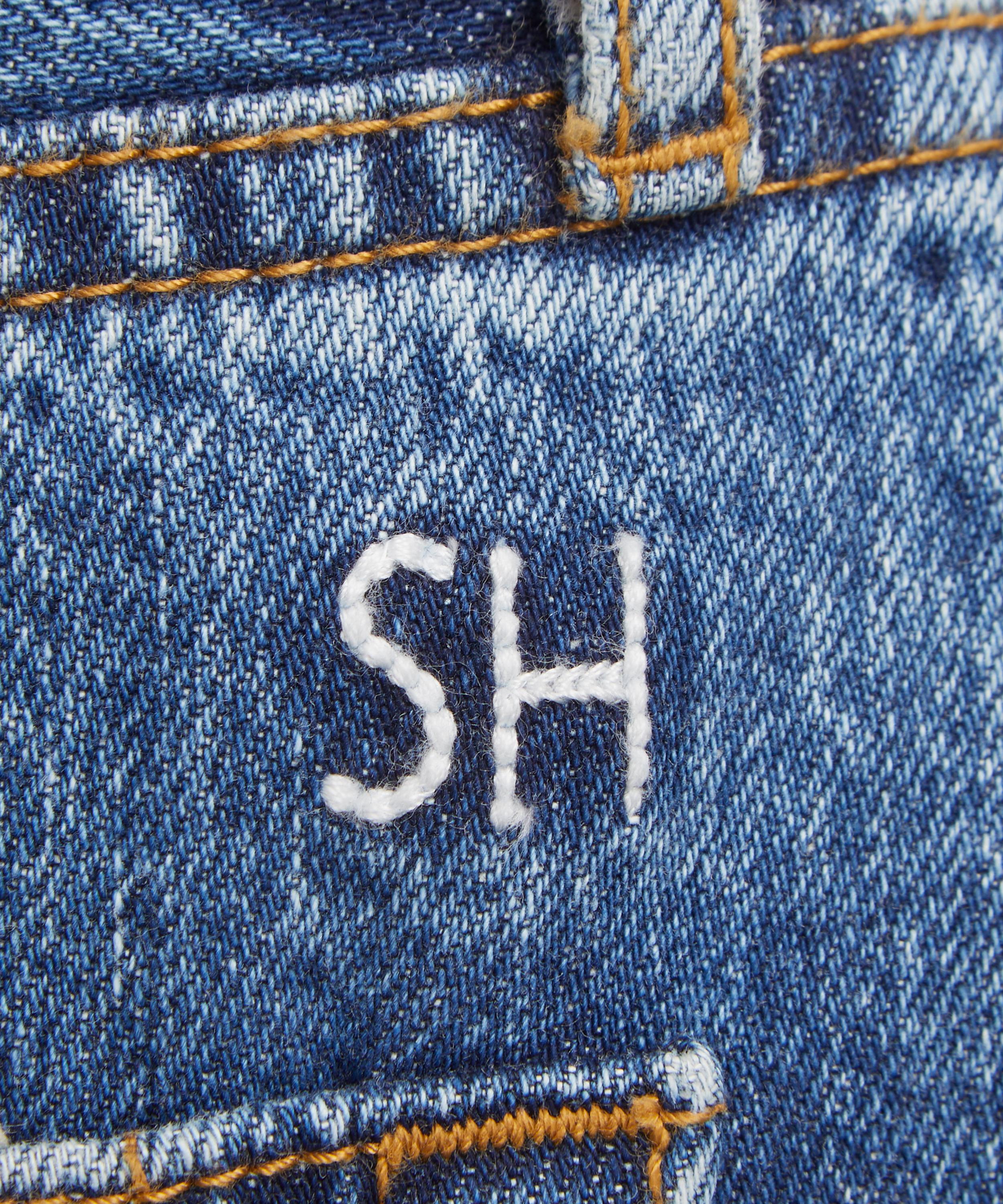 Still Here - Childhood High-Rise Straight-Leg Jeans in Classic Blue image number 4