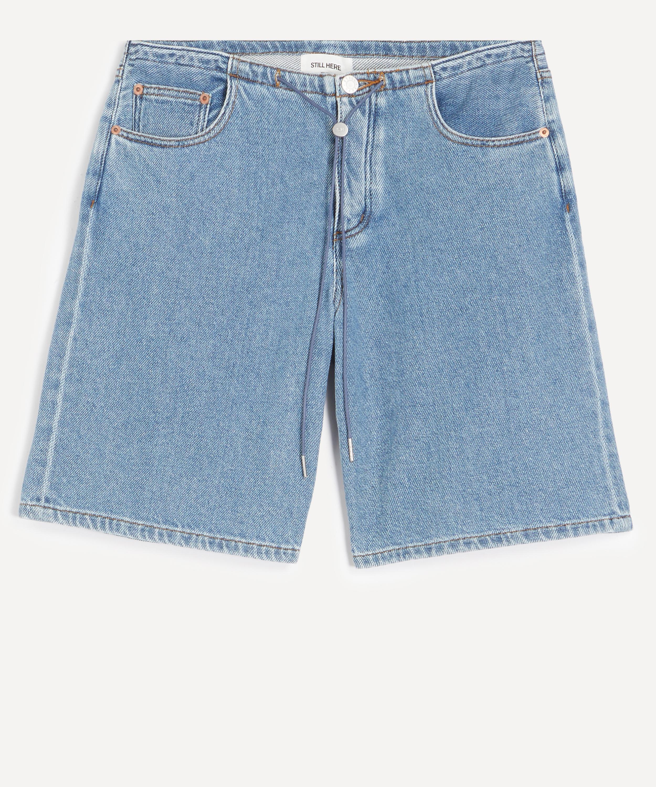 Still Here - Cool Low-Rise Relaxed Shorts in Classic Blue