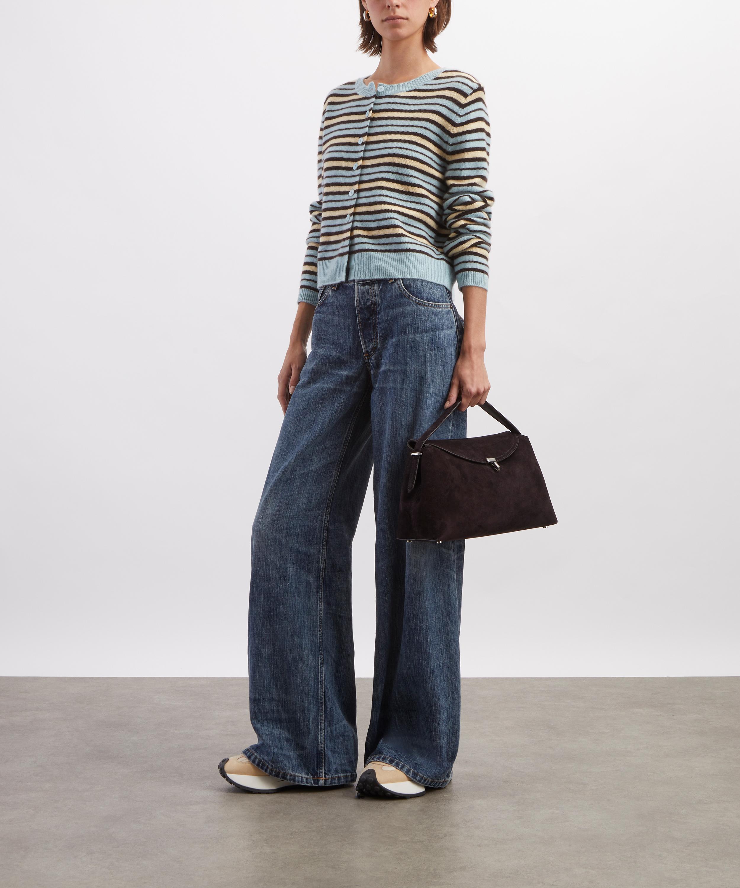 JEANERICA - Kyoto Jeans in Dark-Blue Righe image number 1