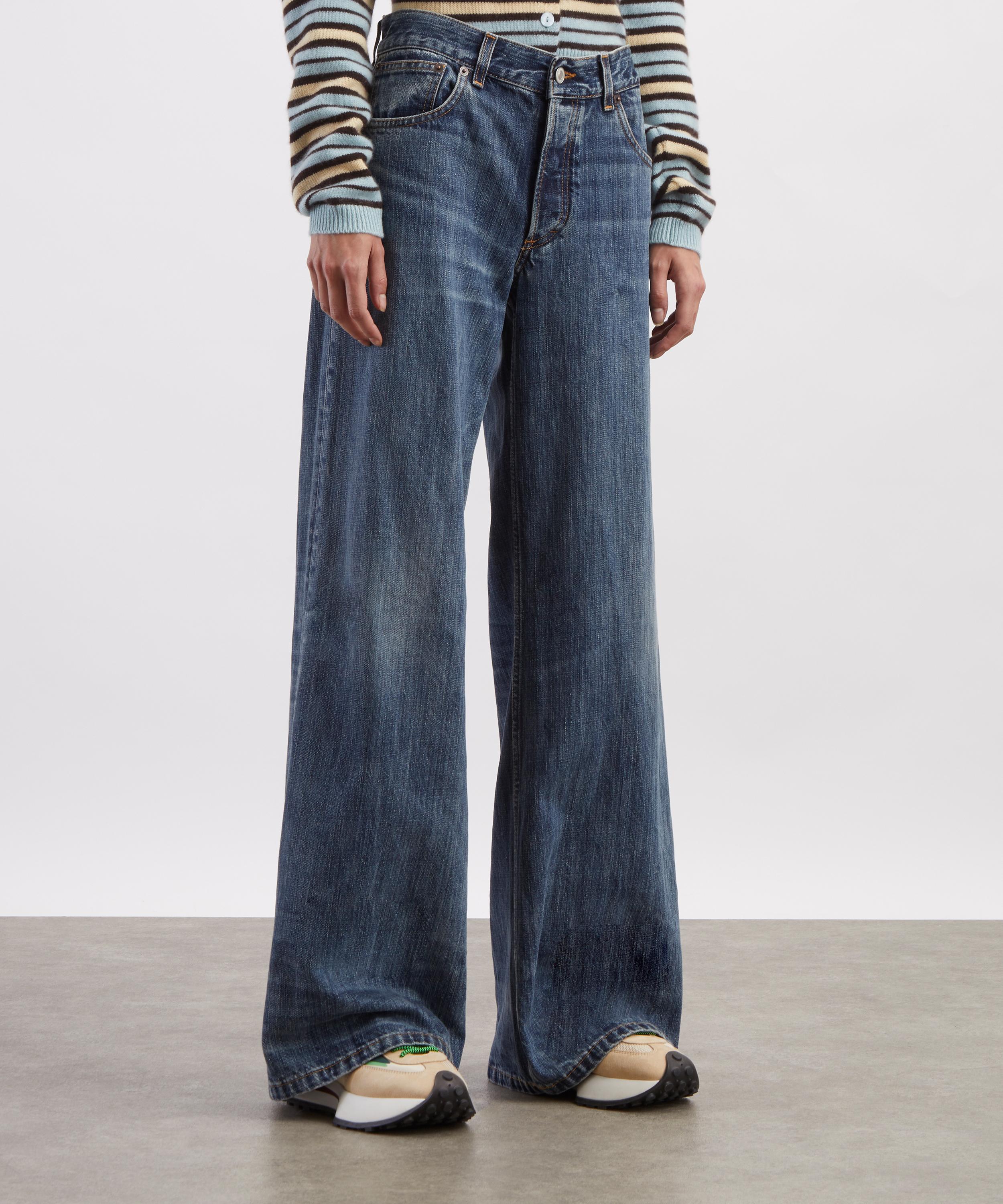 JEANERICA - Kyoto Jeans in Dark-Blue Righe image number 2