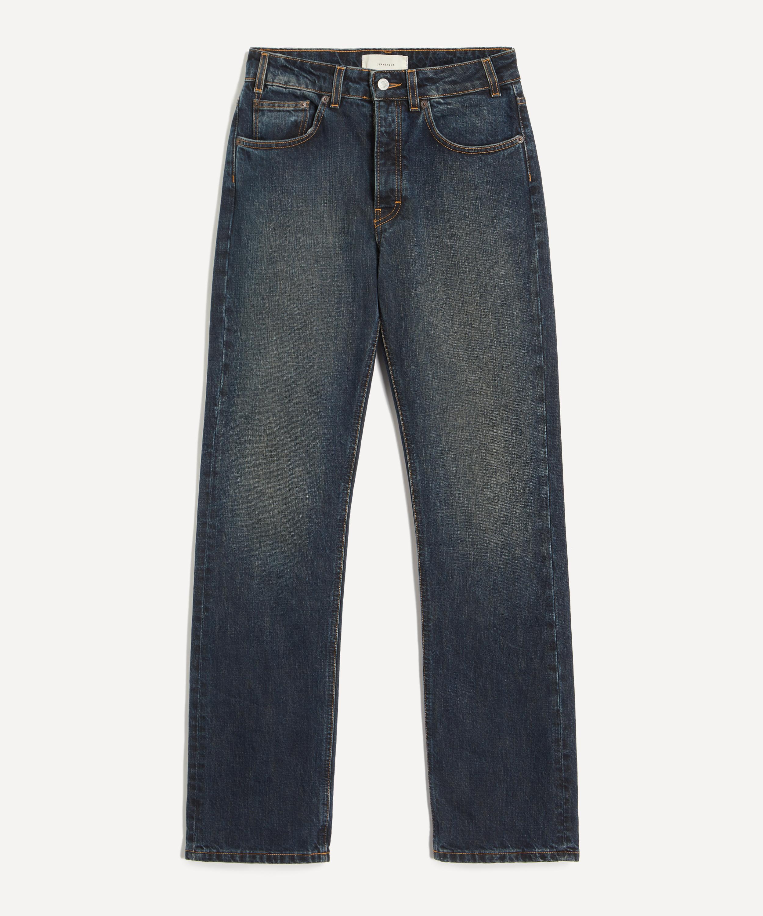Auralee Selvedge Faded Heavy Denim Wide Jeans | Liberty