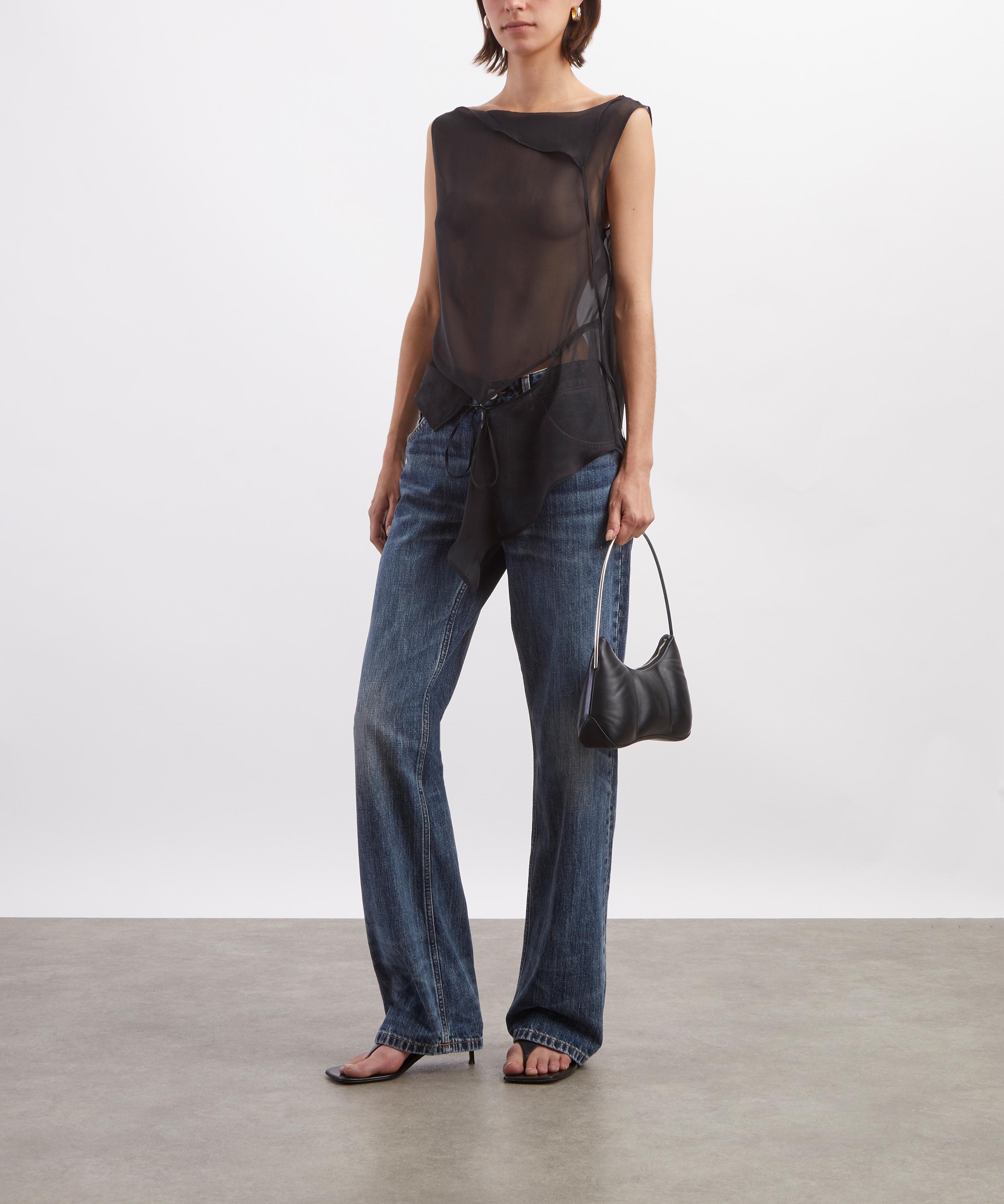 JEANERICA - Kyoto Droit Jeans in Dark-Blue Righe image number 1