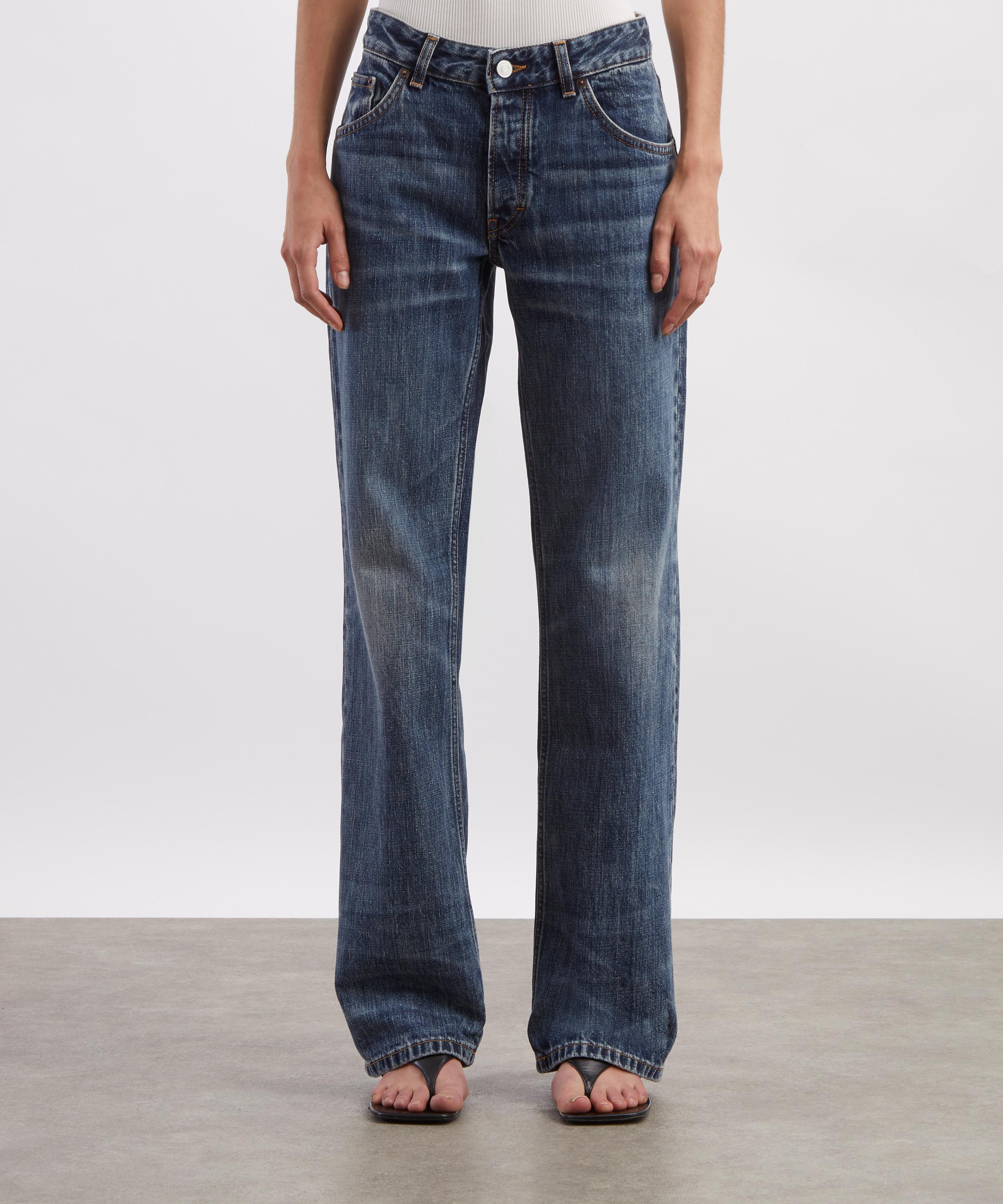 JEANERICA - Kyoto Droit Jeans in Dark-Blue Righe image number 2