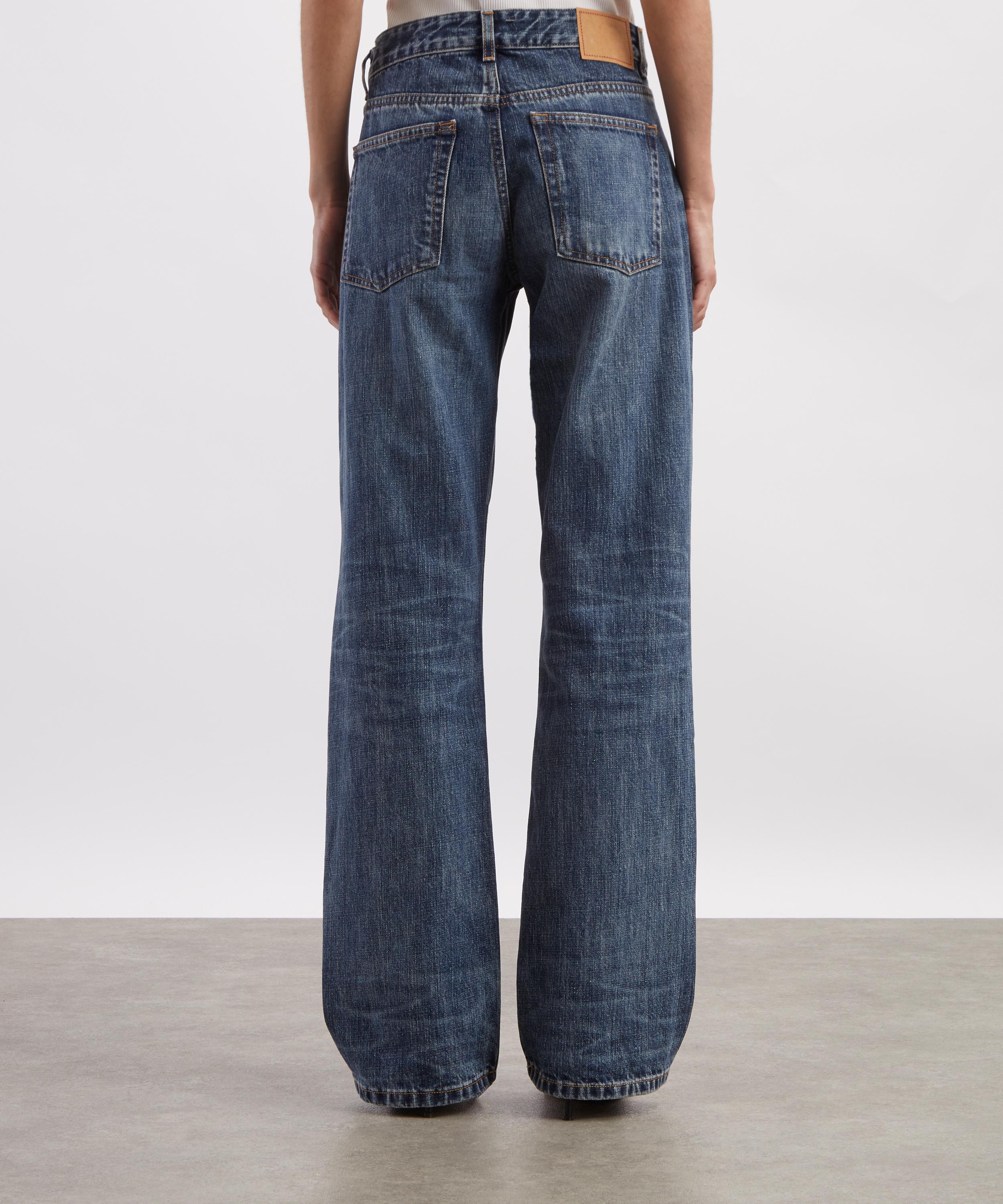 JEANERICA - Kyoto Droit Jeans in Dark-Blue Righe image number 3