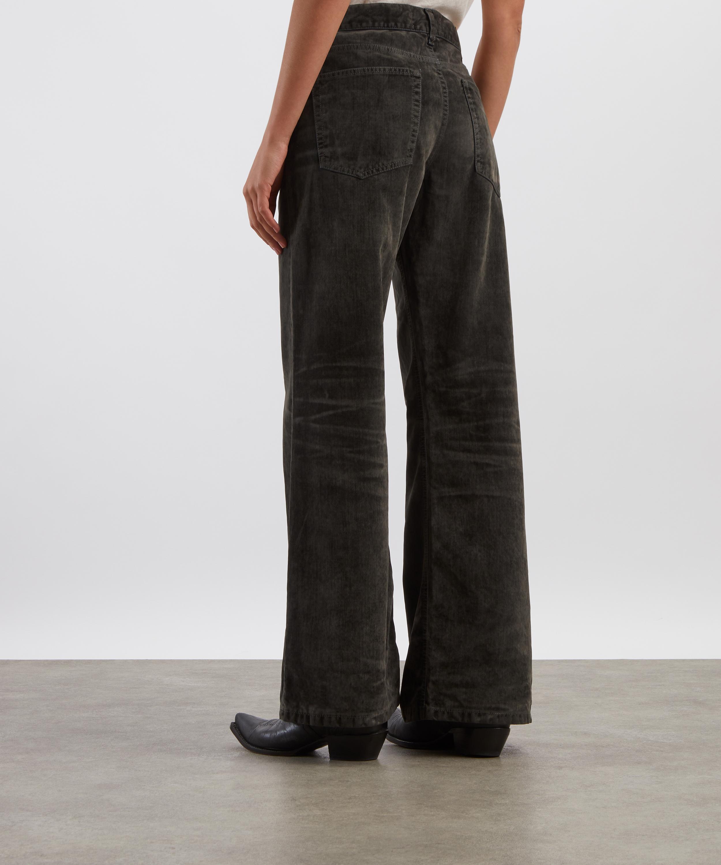 JEANERICA - Kyoto Droit Jeans in Grey Velvet image number 3