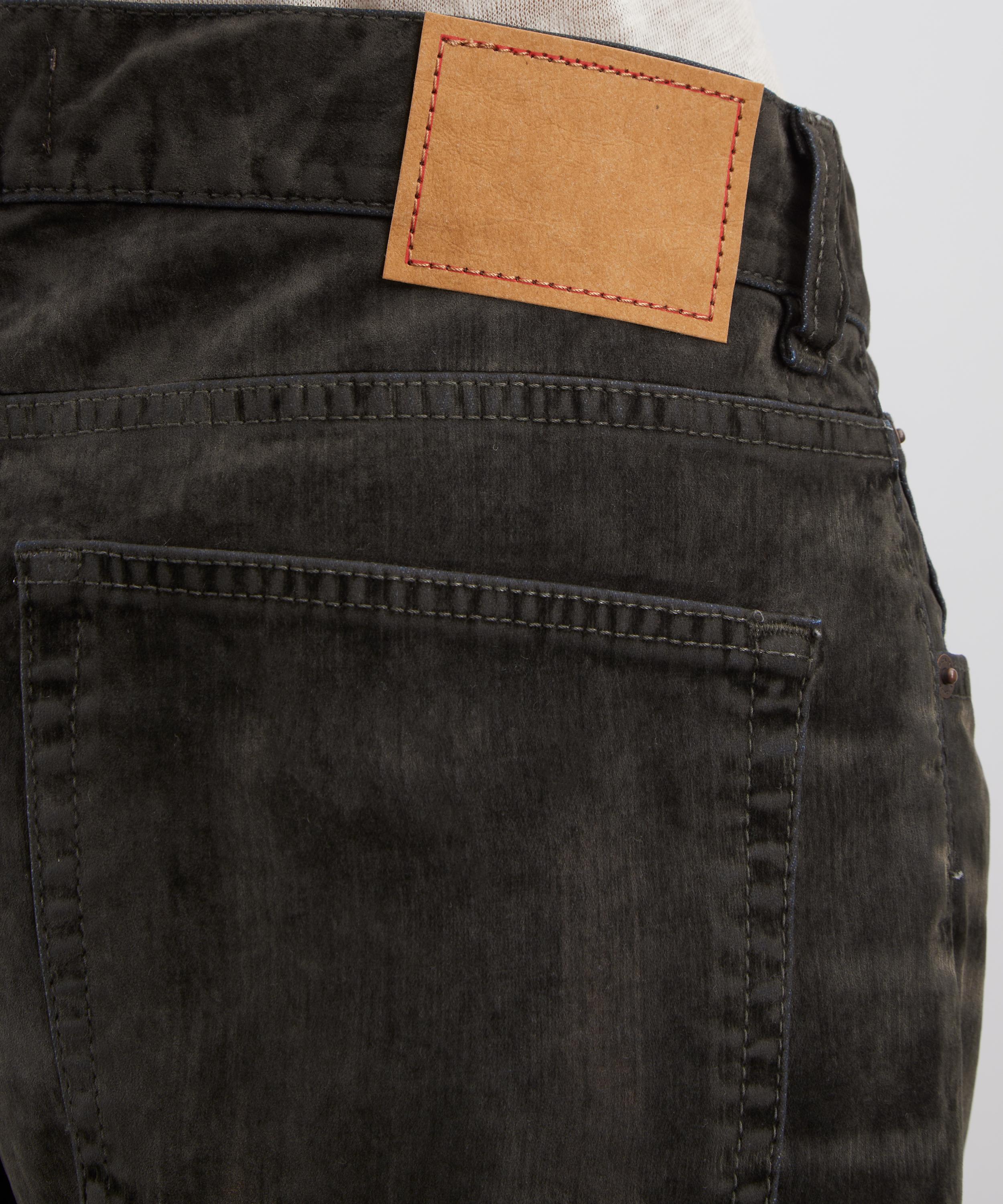 JEANERICA - Kyoto Droit Jeans in Grey Velvet image number 4
