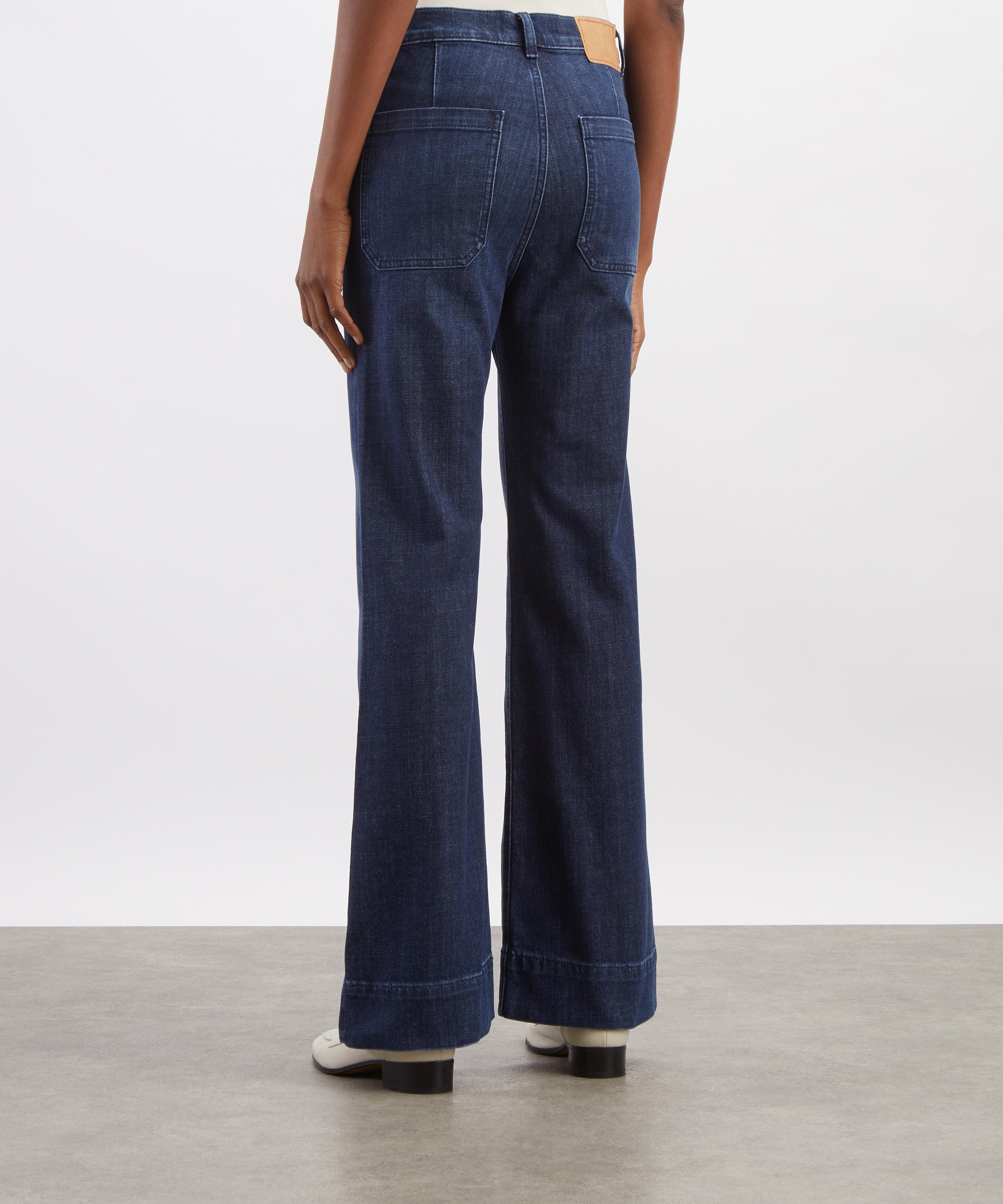 JEANERICA - St Monica Wide-Leg Jeans in Midnight Vintage image number 3