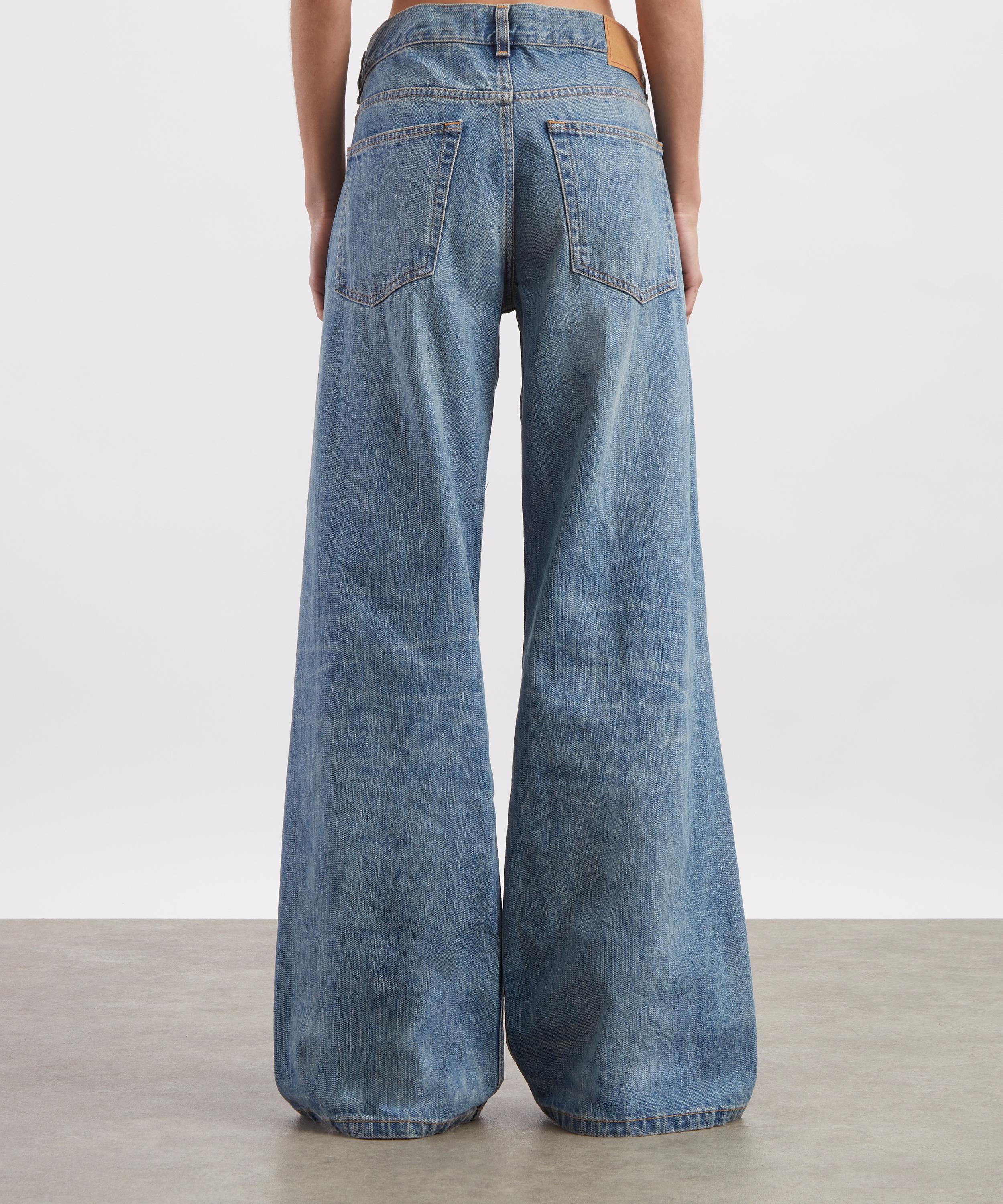 JEANERICA - Kyoto Jeans in Mid-Blue Righe image number 3