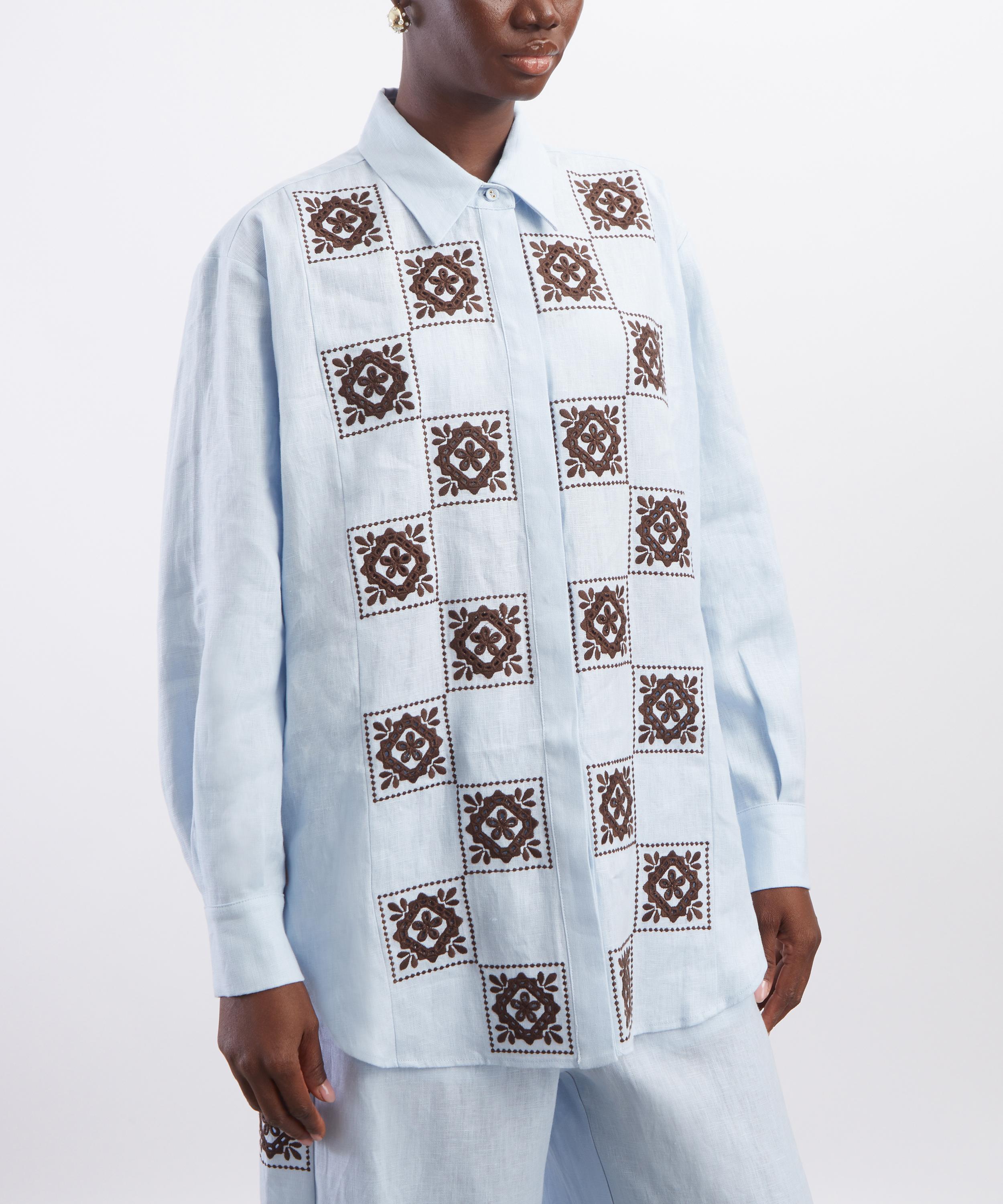 ALÉMAIS - Grace Relaxed Linen Shirt image number 2