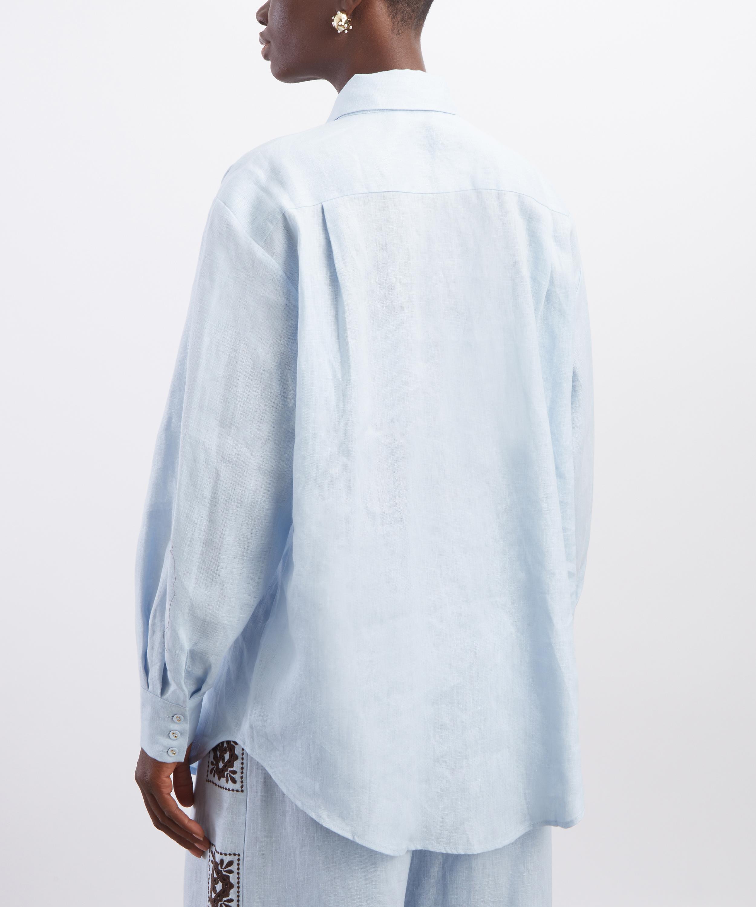 ALÉMAIS - Grace Relaxed Linen Shirt image number 3