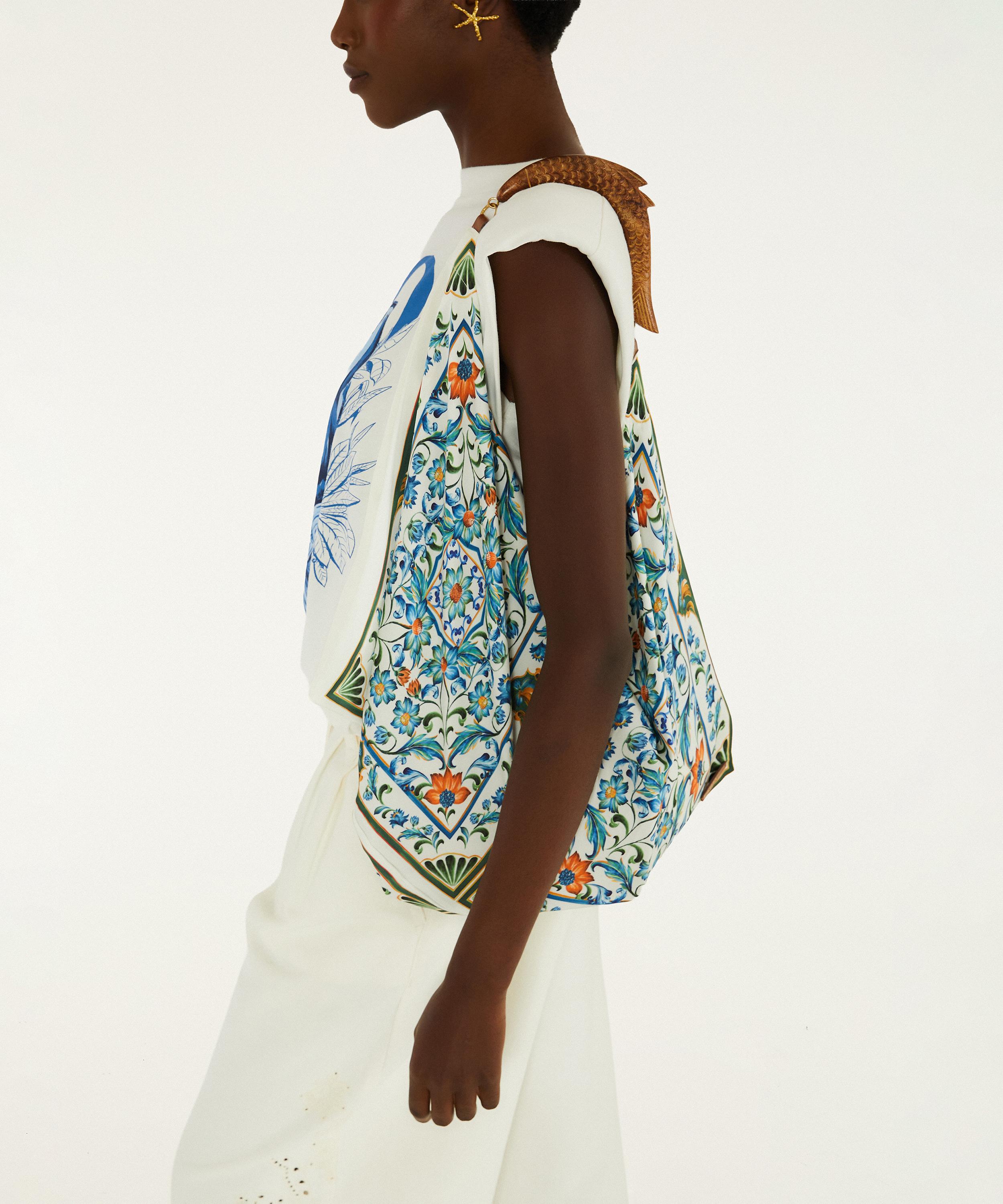 FARM Rio - Medium Satin Scarf Bag image number 1