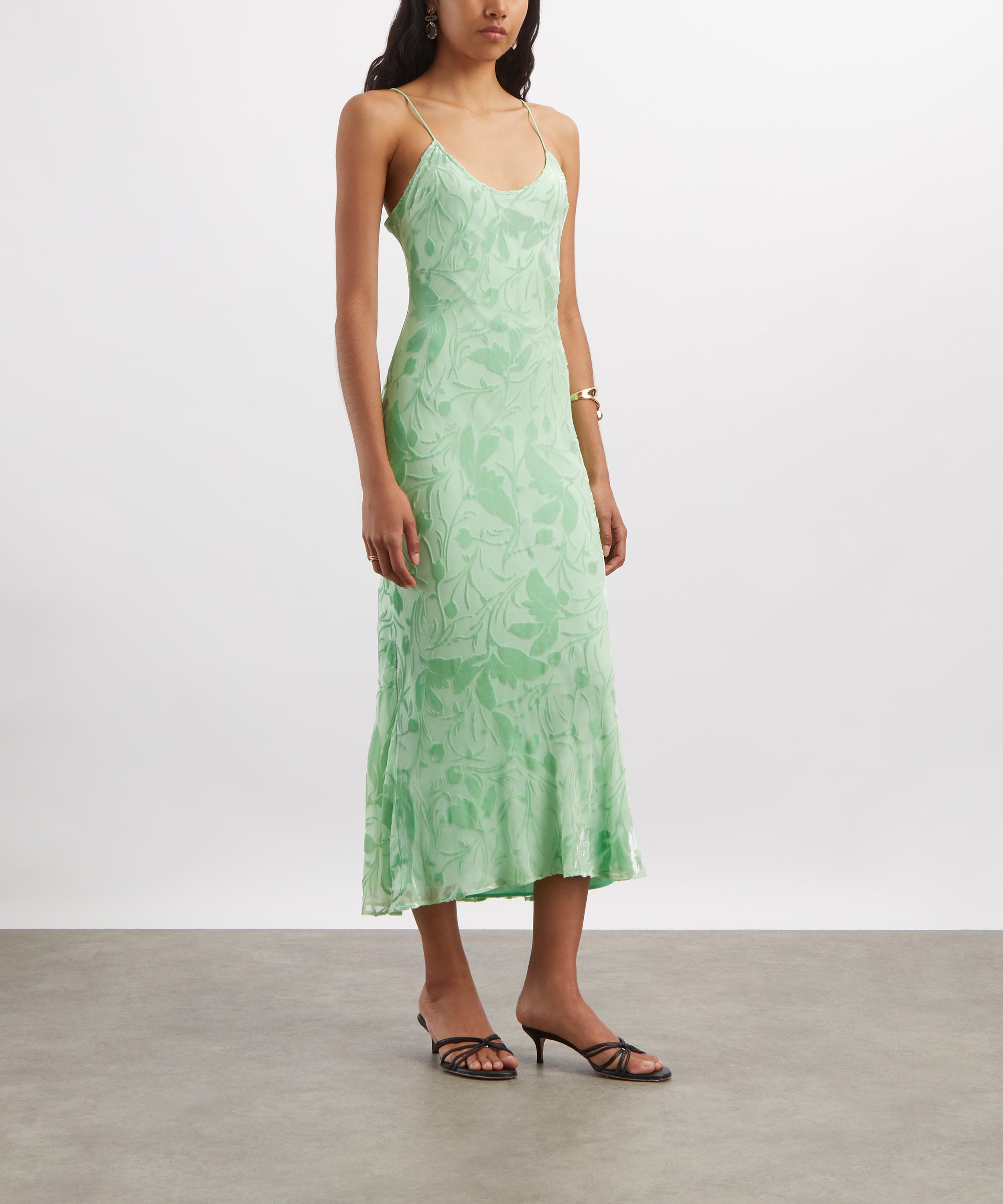 Rat & Boa - Evi Green Devor&eacute; Dress image number 2