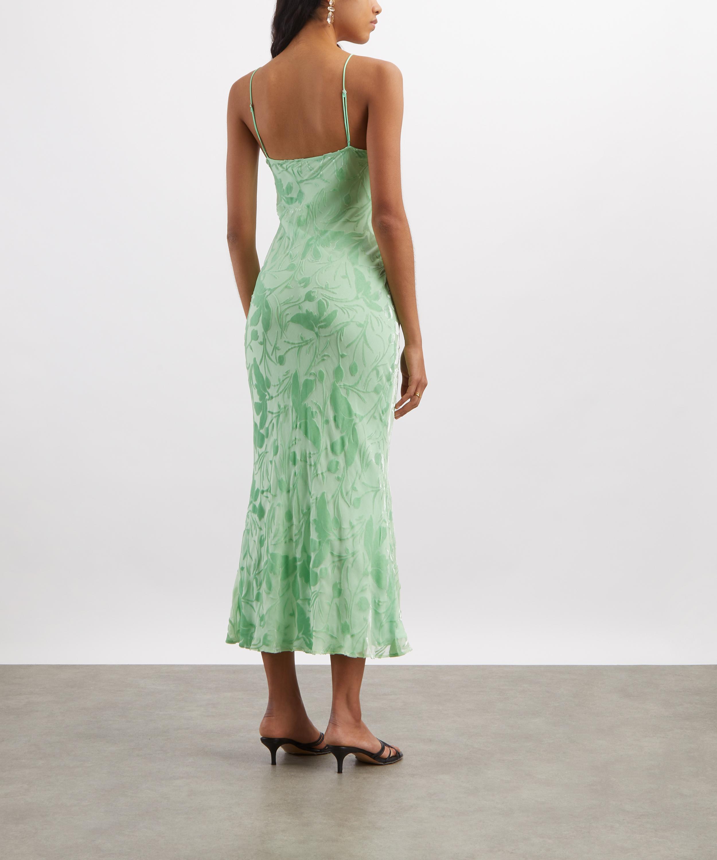 Rat & Boa - Evi Green Devor&eacute; Dress image number 3