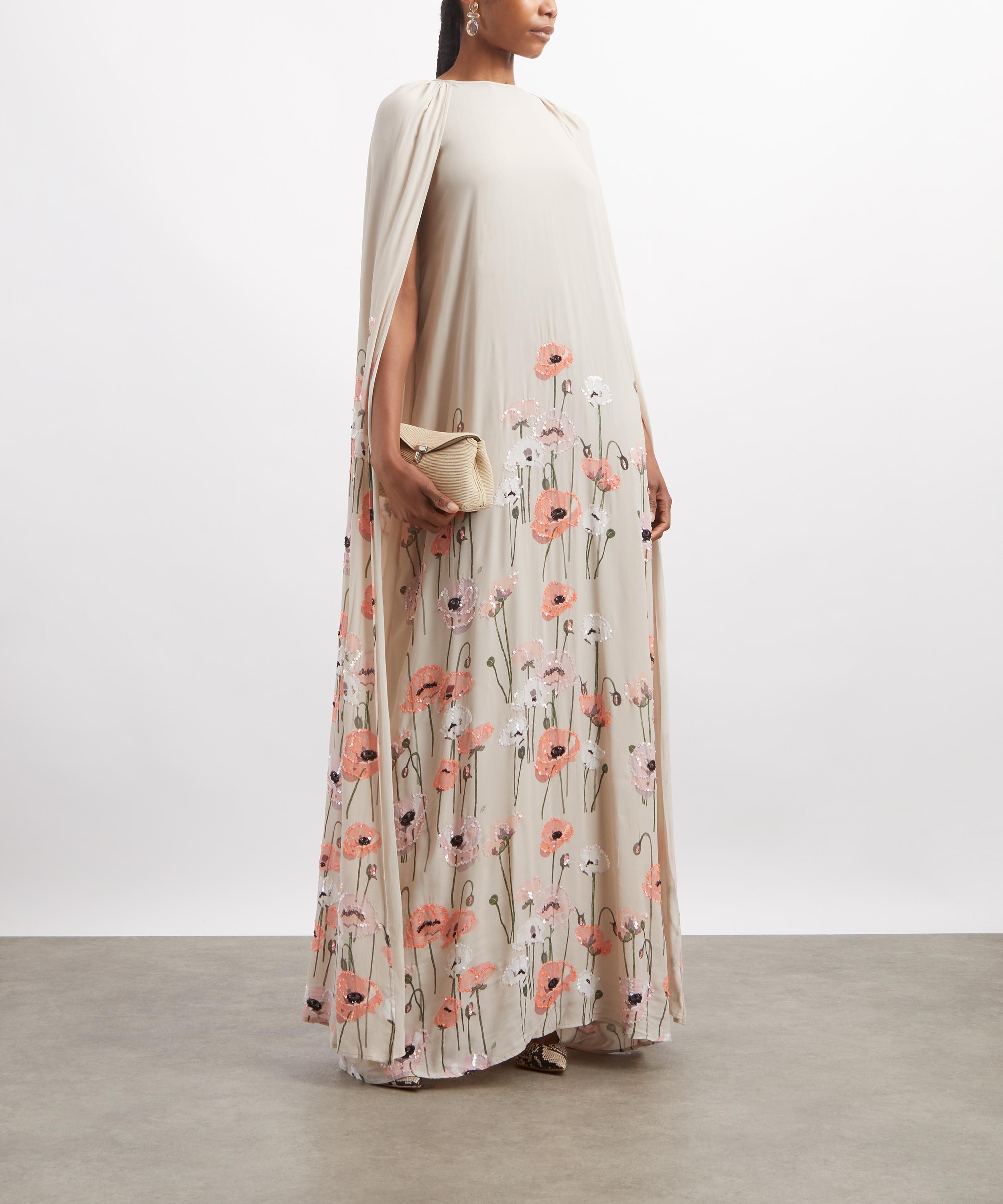 Bernadette - Minnie Embroidered Cape Dress image number 1