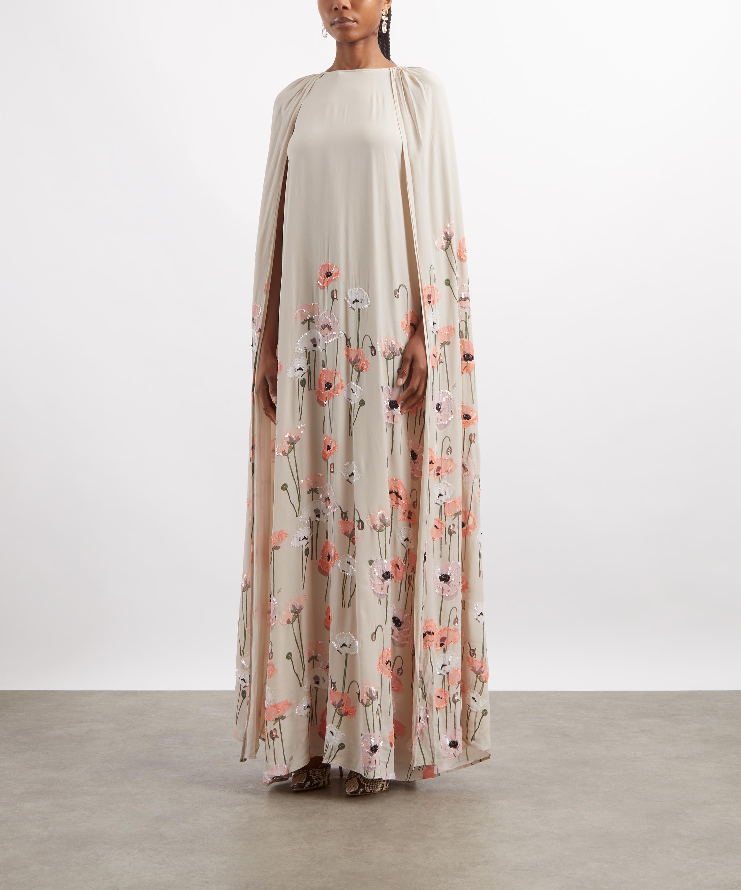 Bernadette - Minnie Embroidered Cape Dress image number 2