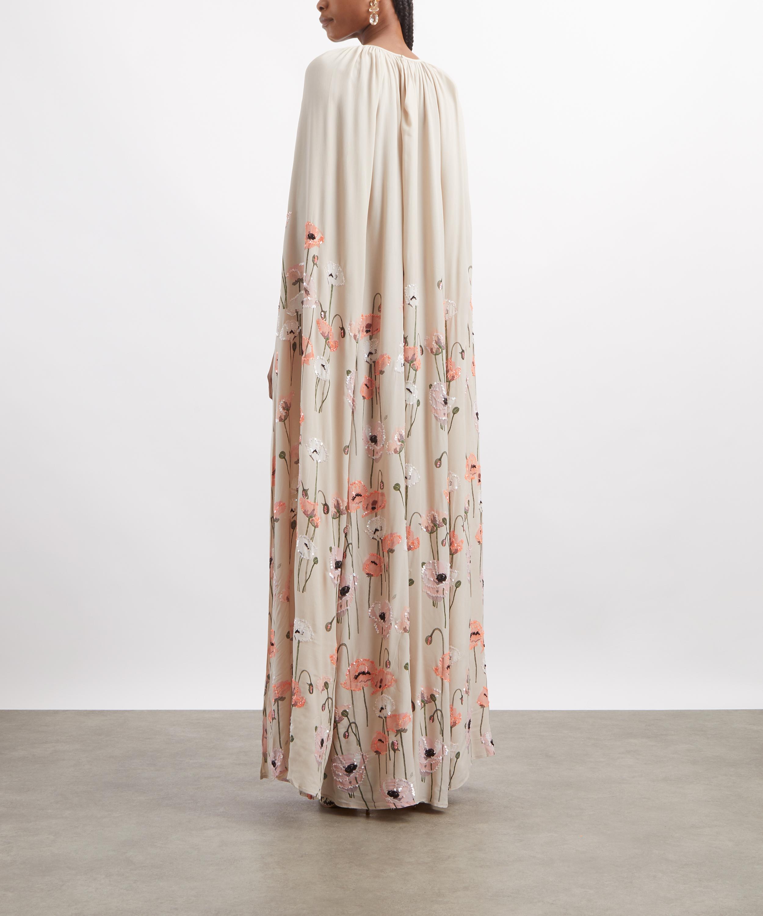 Bernadette - Minnie Embroidered Cape Dress image number 3