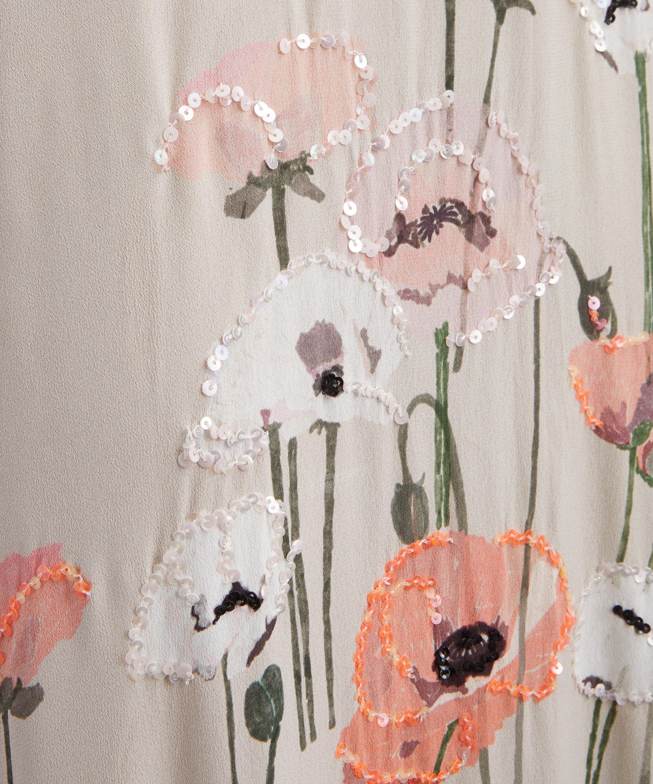 Bernadette - Minnie Embroidered Cape Dress image number 4