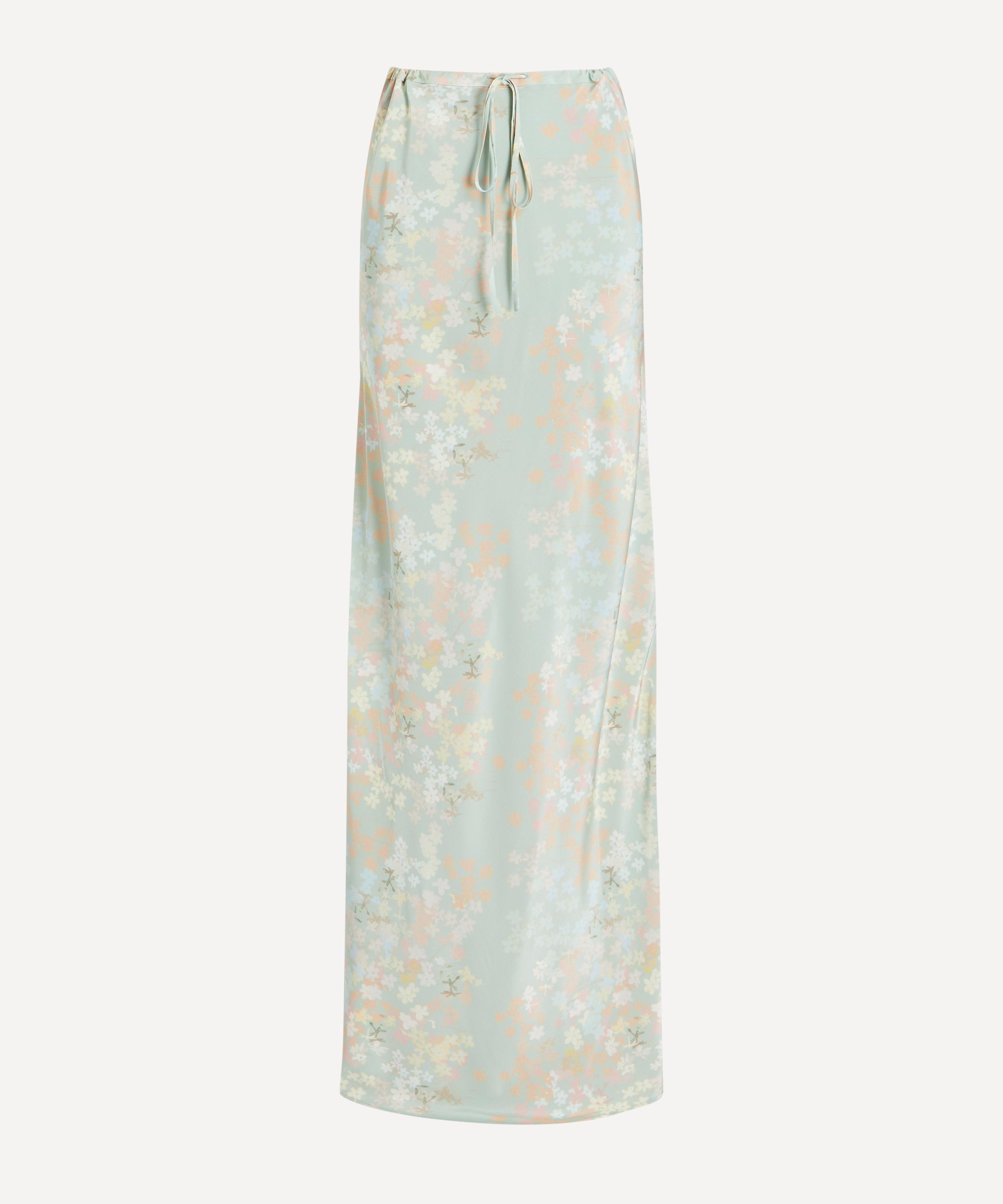 Bernadette - Emily Jasmine Silk Maxi Skirt&nbsp;